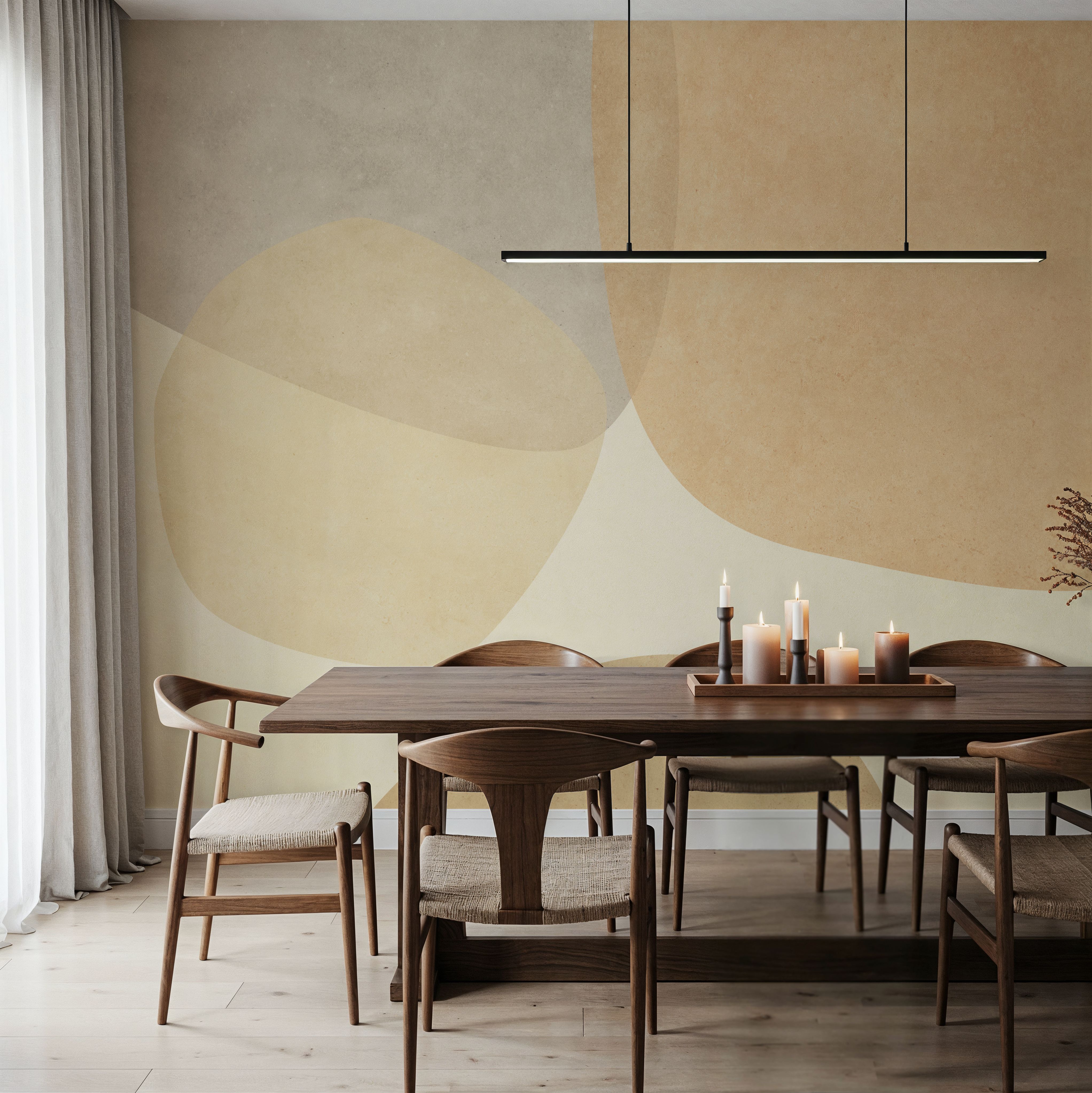 Embracing Shapes, Butter Yellow