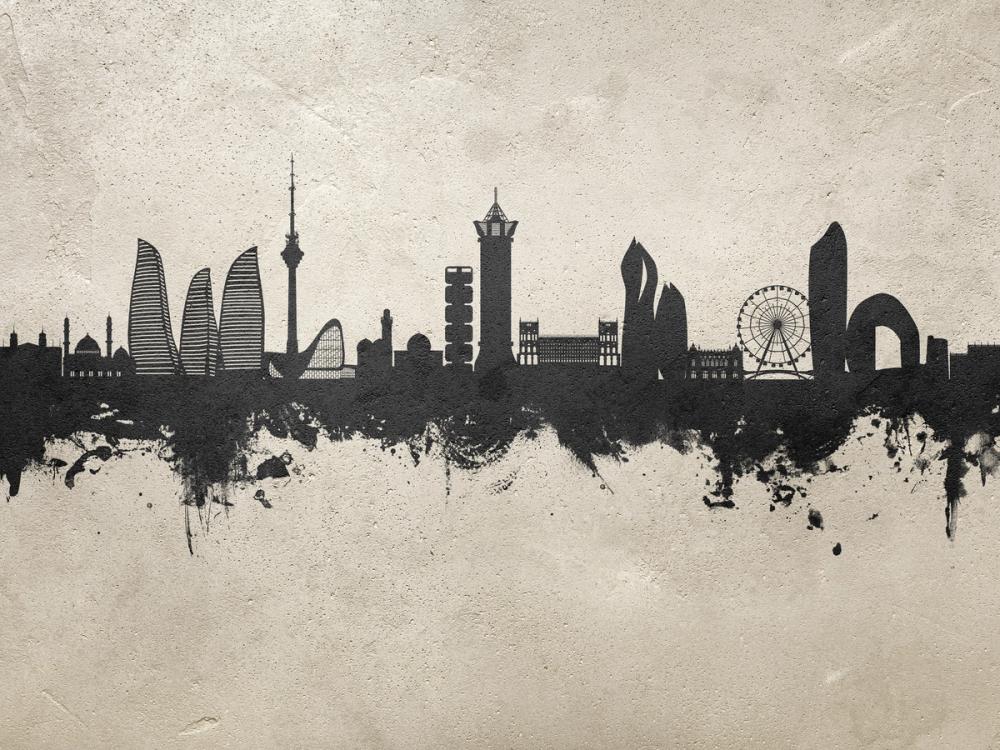 Baku Skyline Concrete