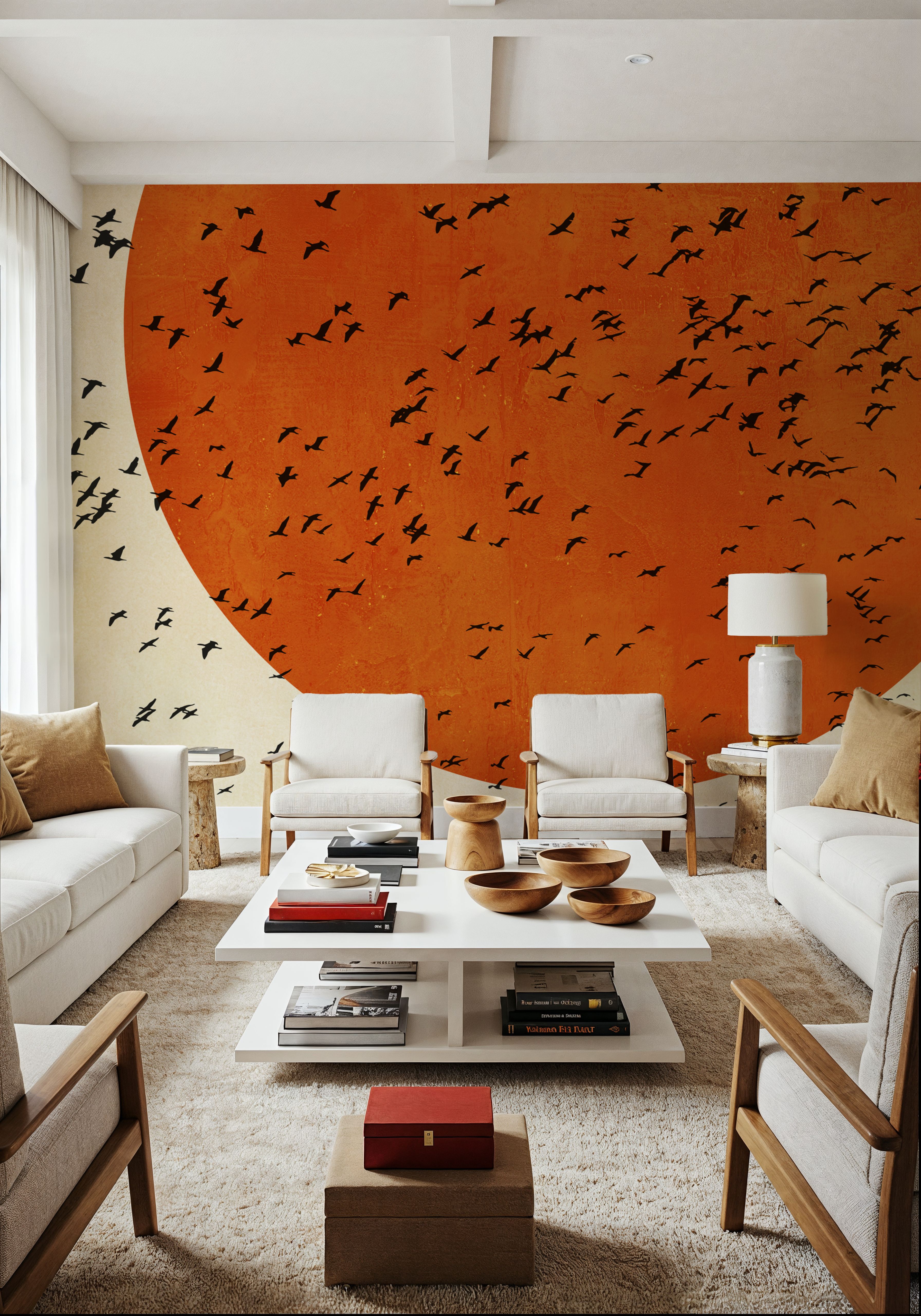 Birds In The Sun