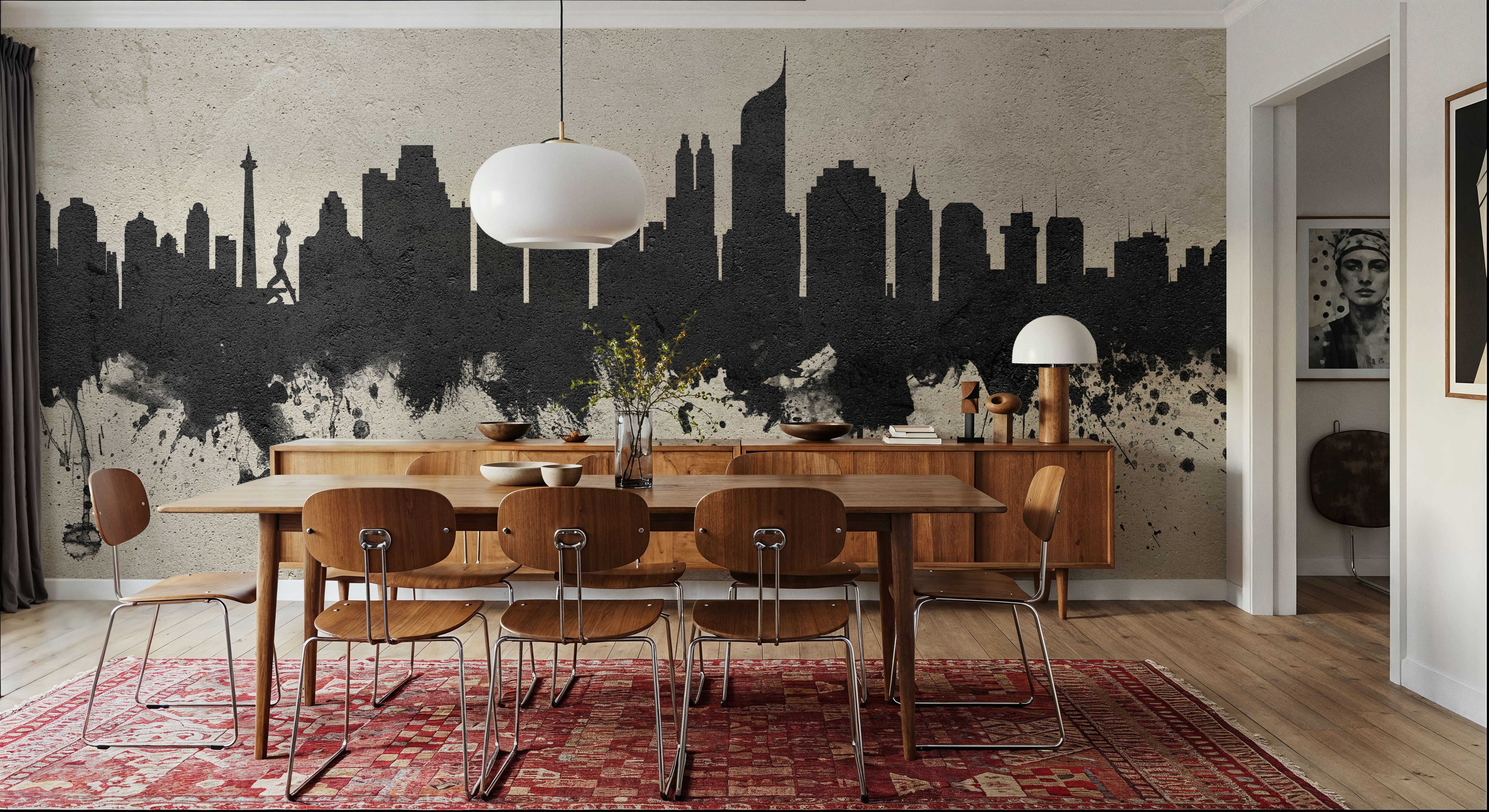 Jakarta Skyline Indonesia Concrete