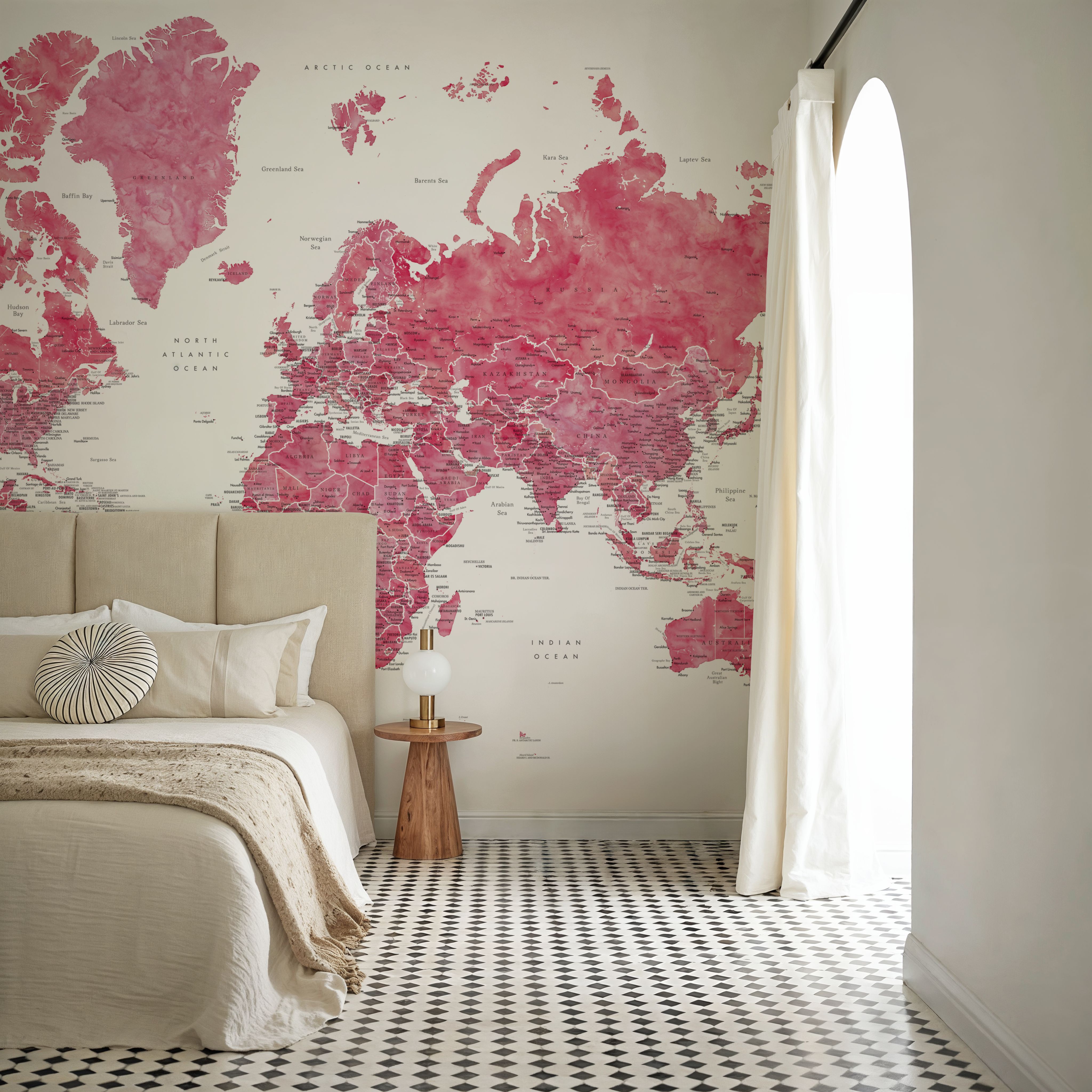 World Map Cities - Wanda