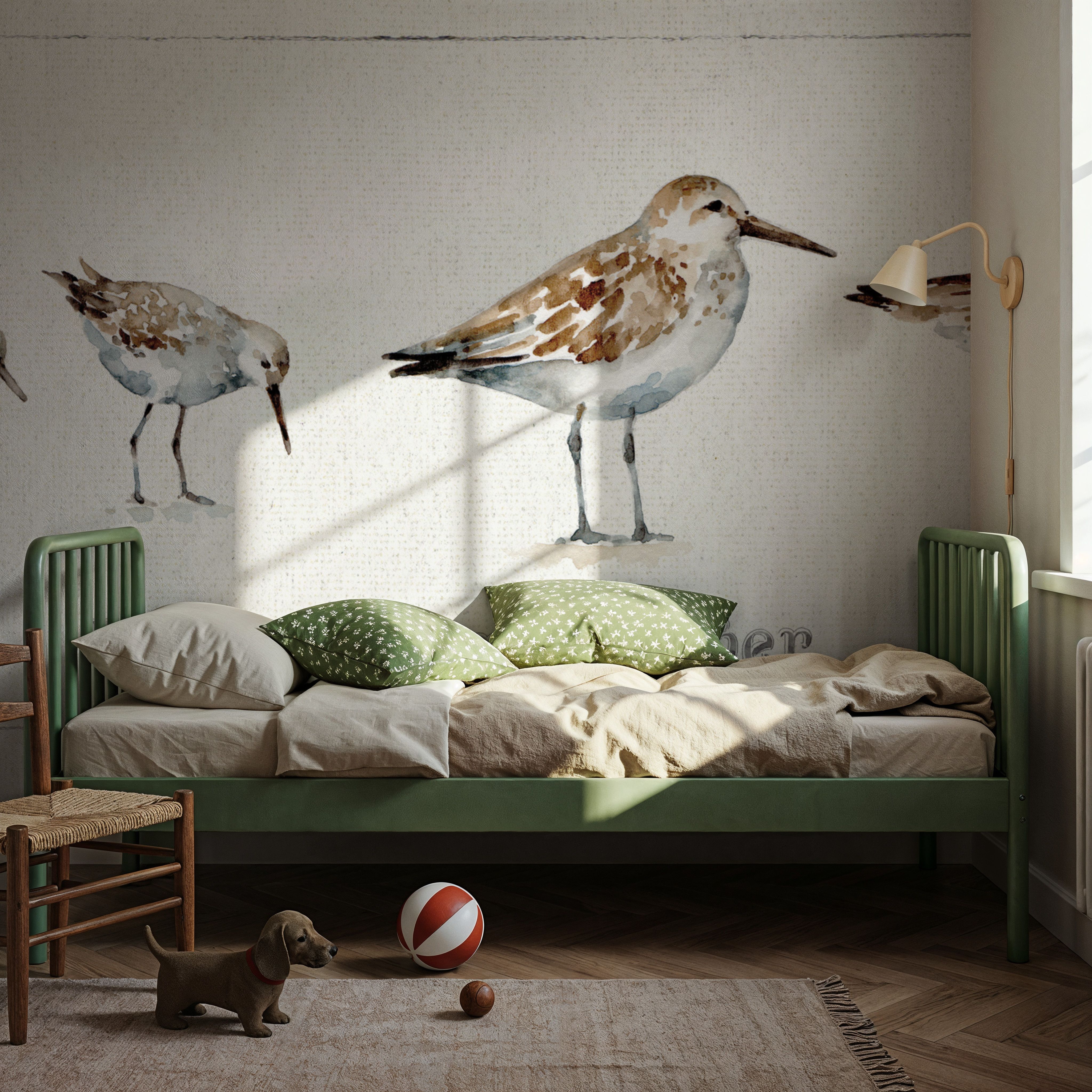 Pebbles and Sandpipers I