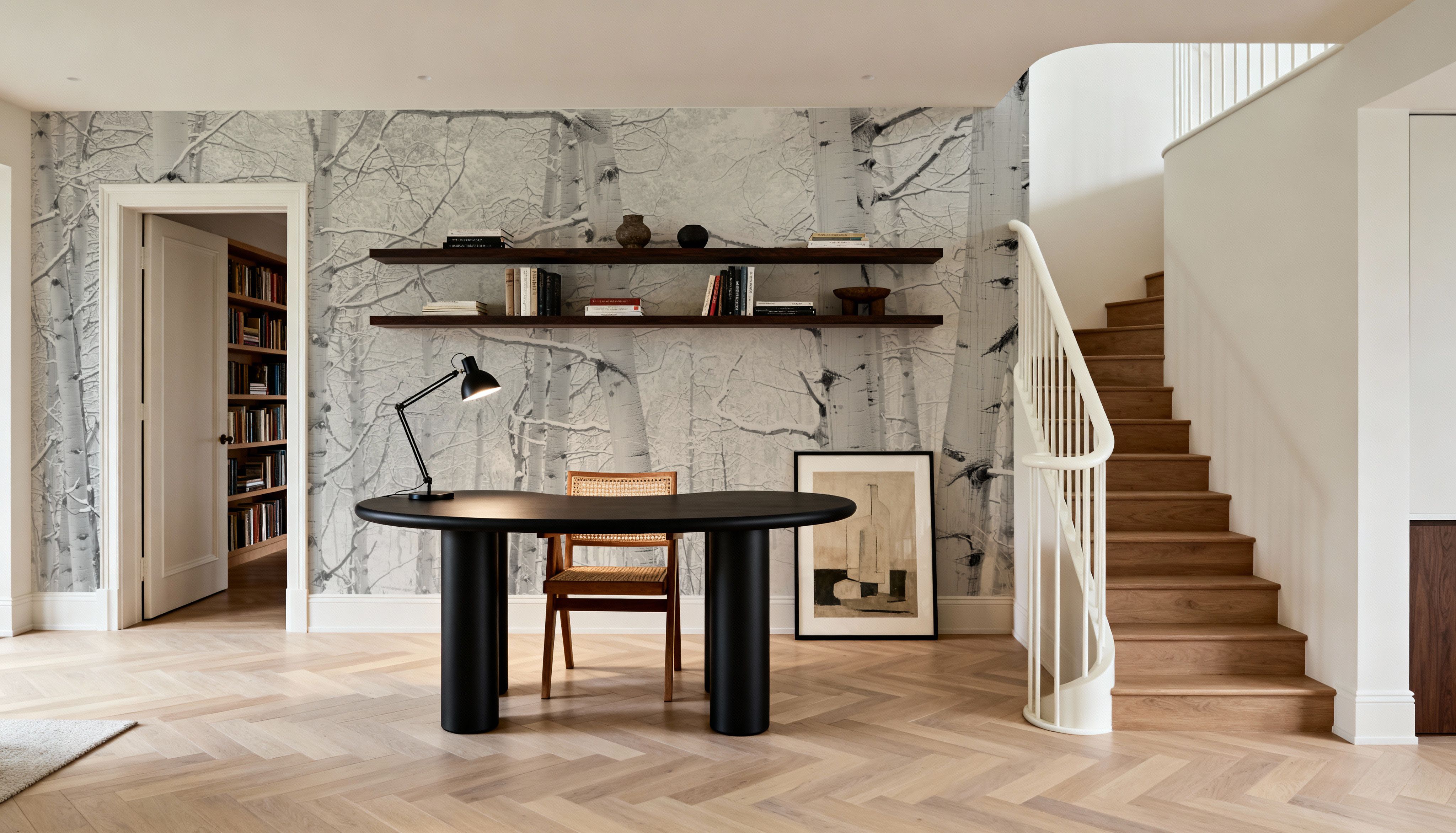 Frost-Kissed Birches, Wallpaper