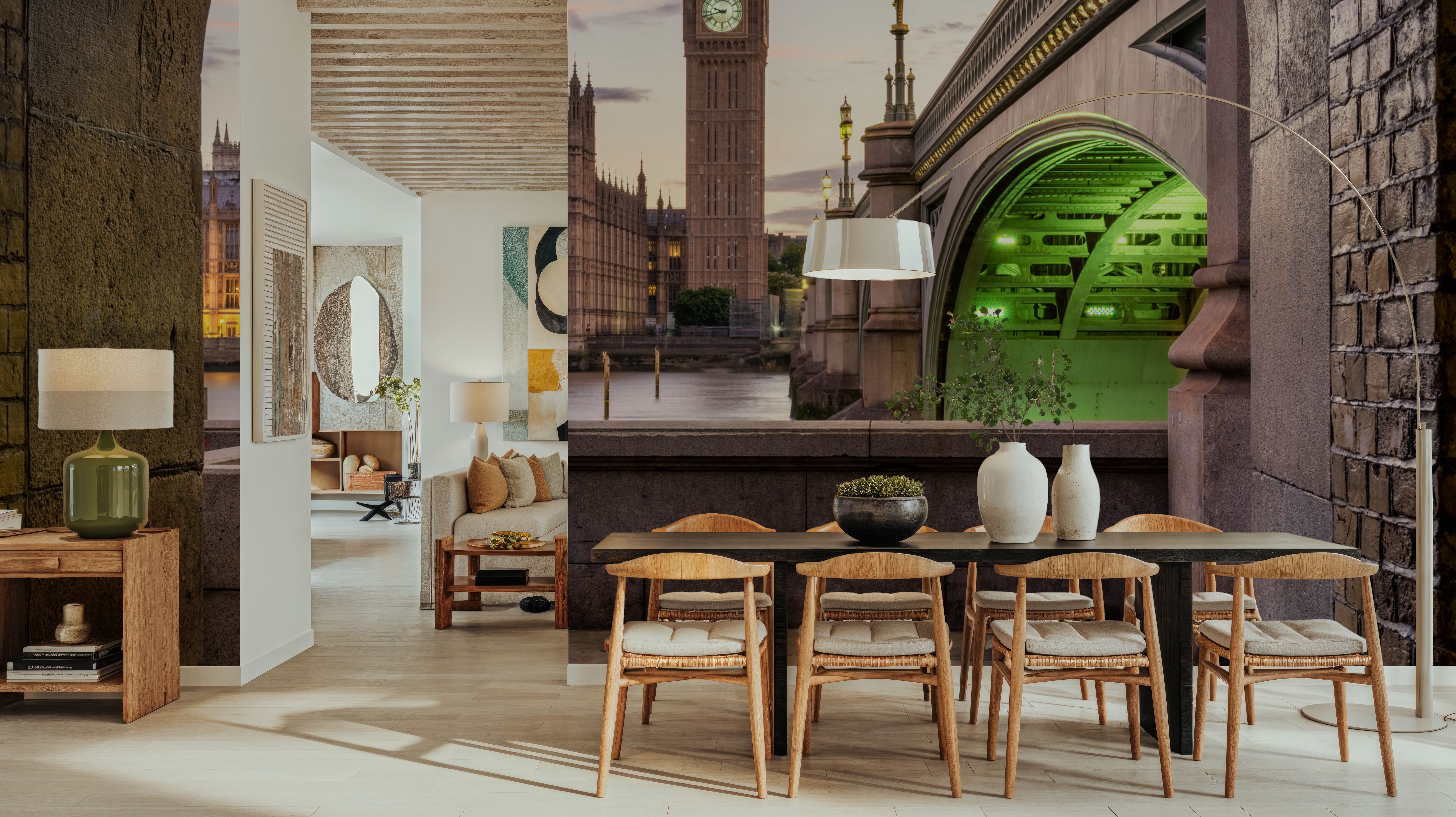 Big Ben and Westminster Bridge Framed