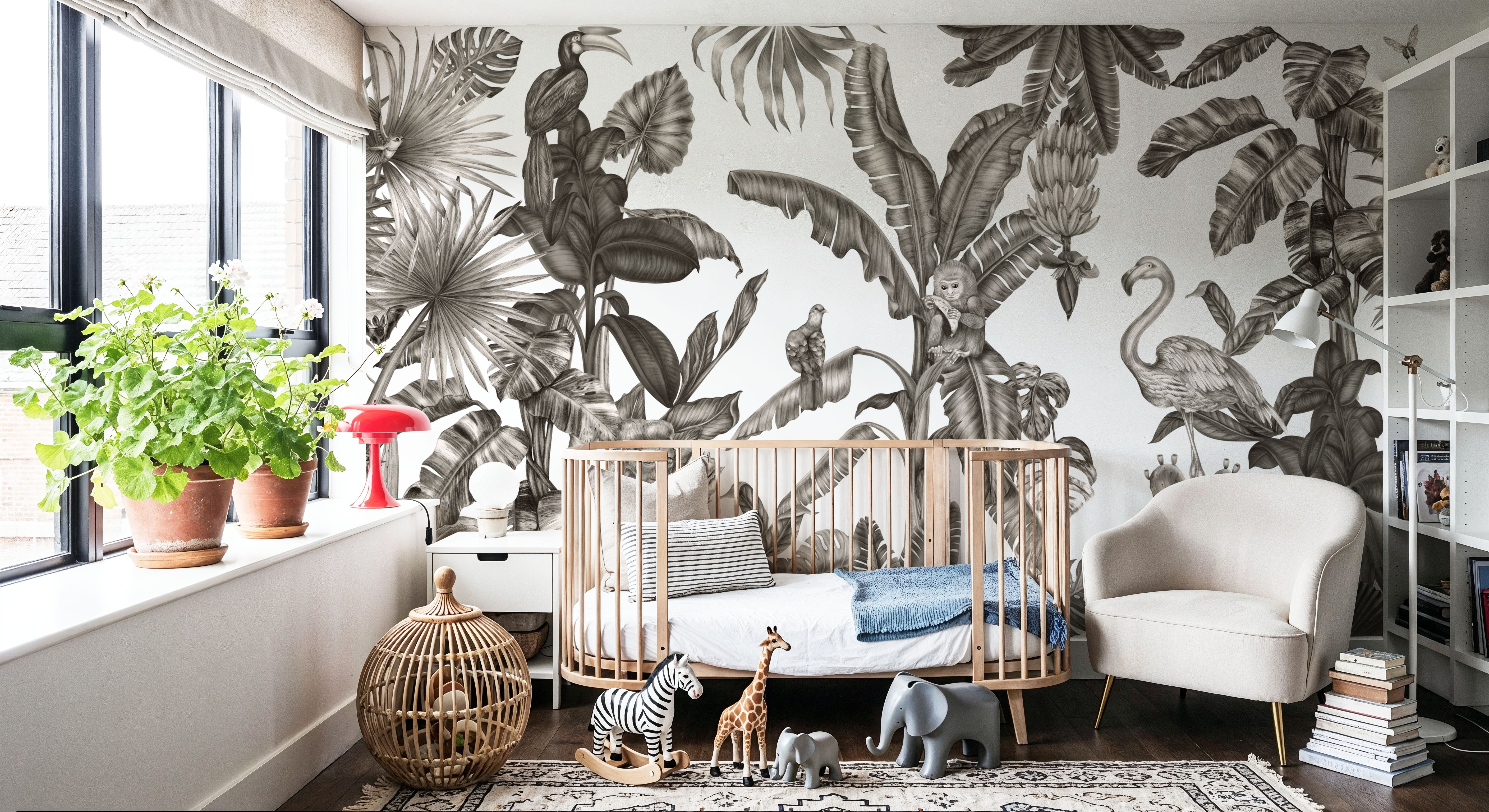 Monkeys With Birds, W&B