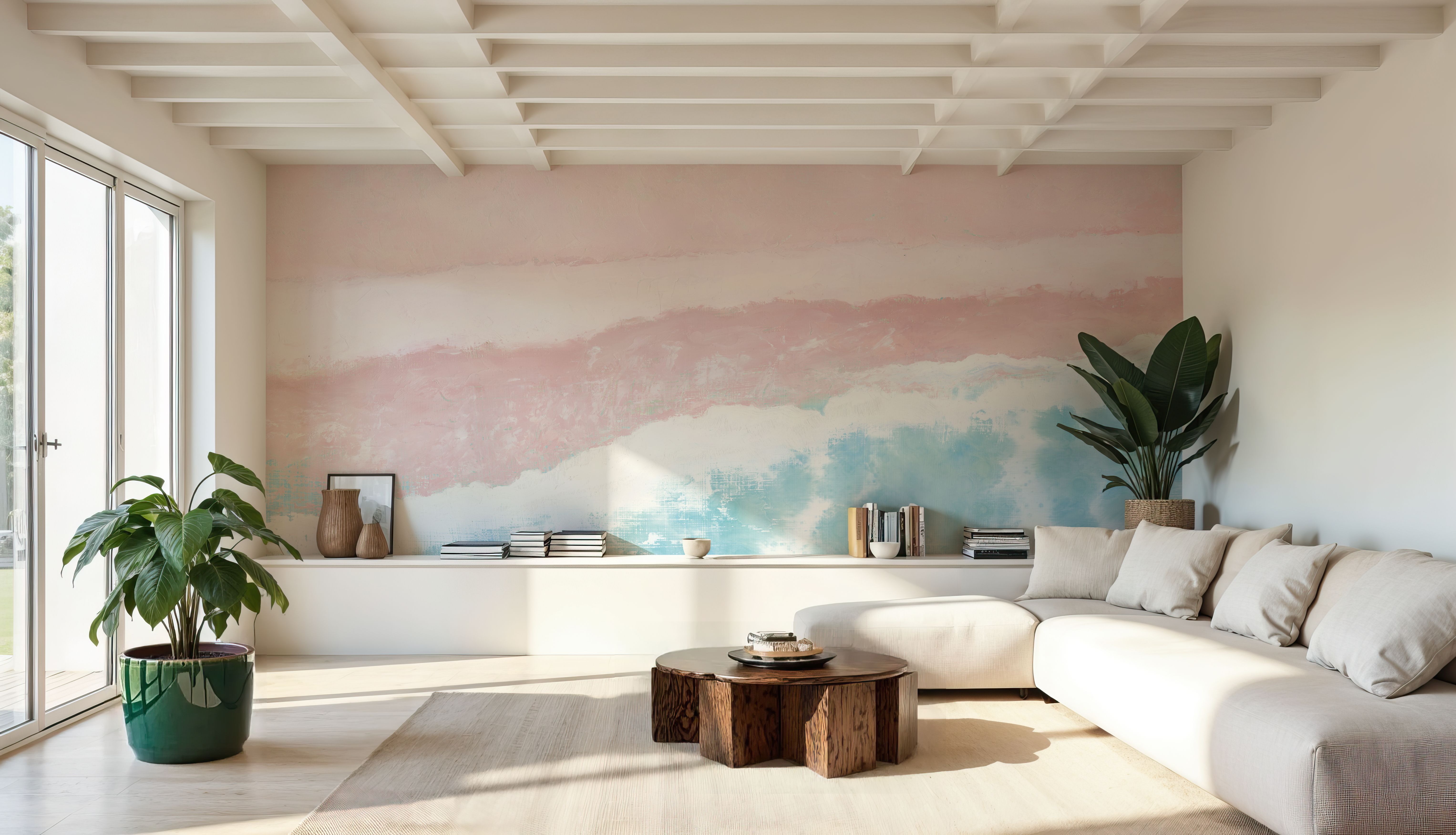 Sky Seaview Falling, Tapeten