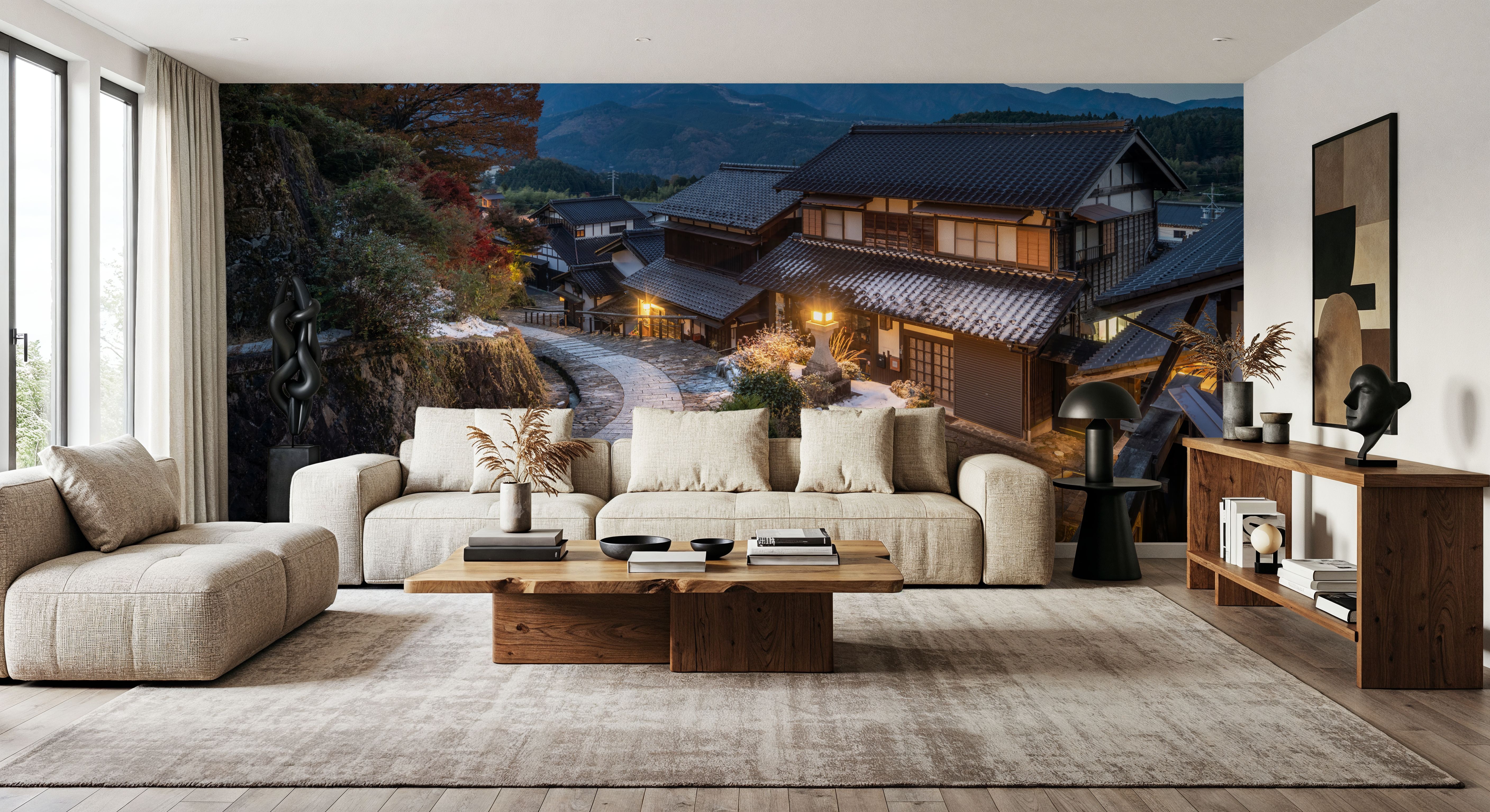 Magome town at Night