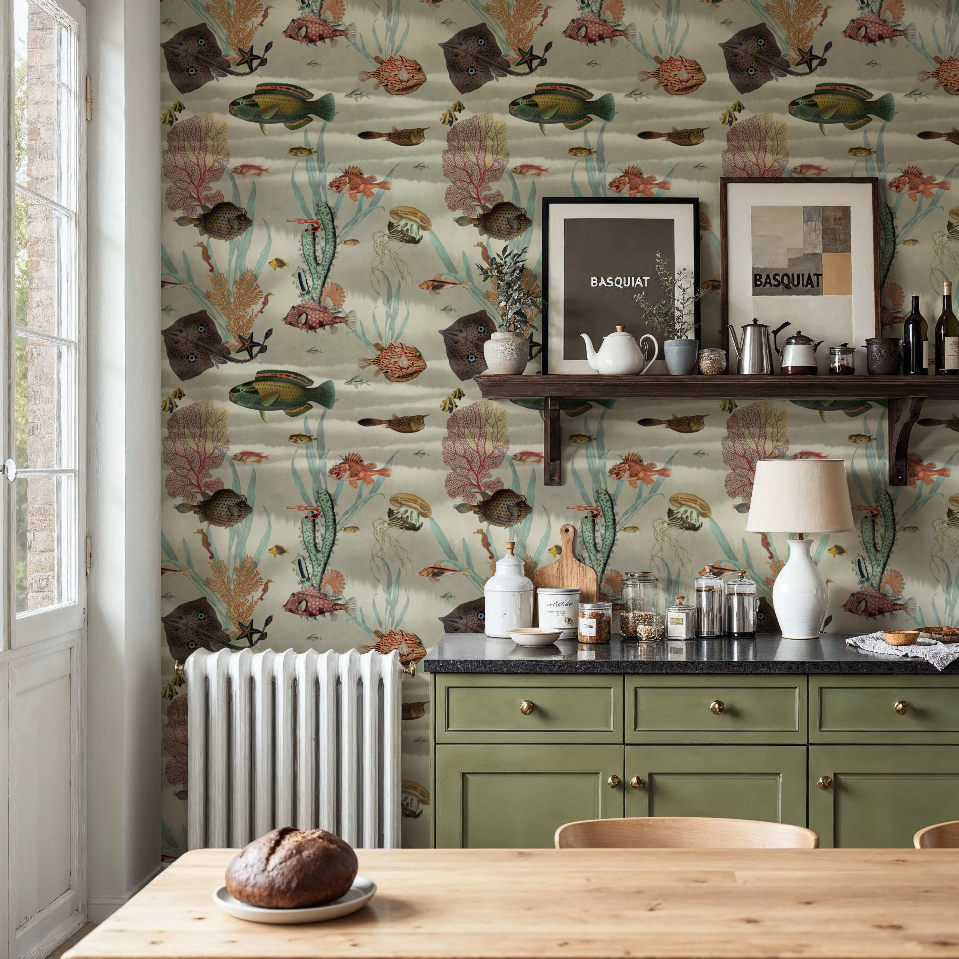 Under the Surface White, Wallpaper