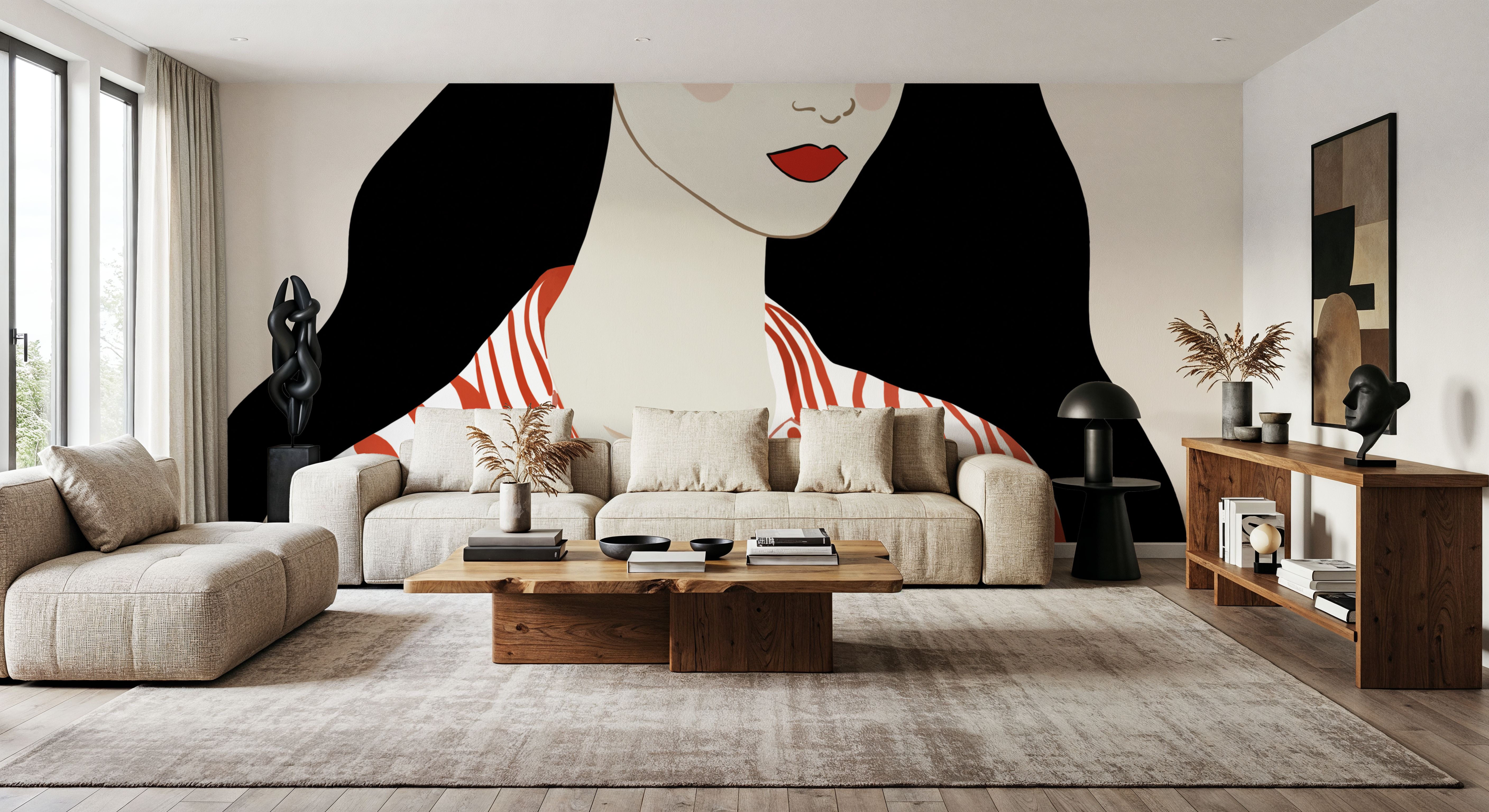 Woman in Striped Blouse I