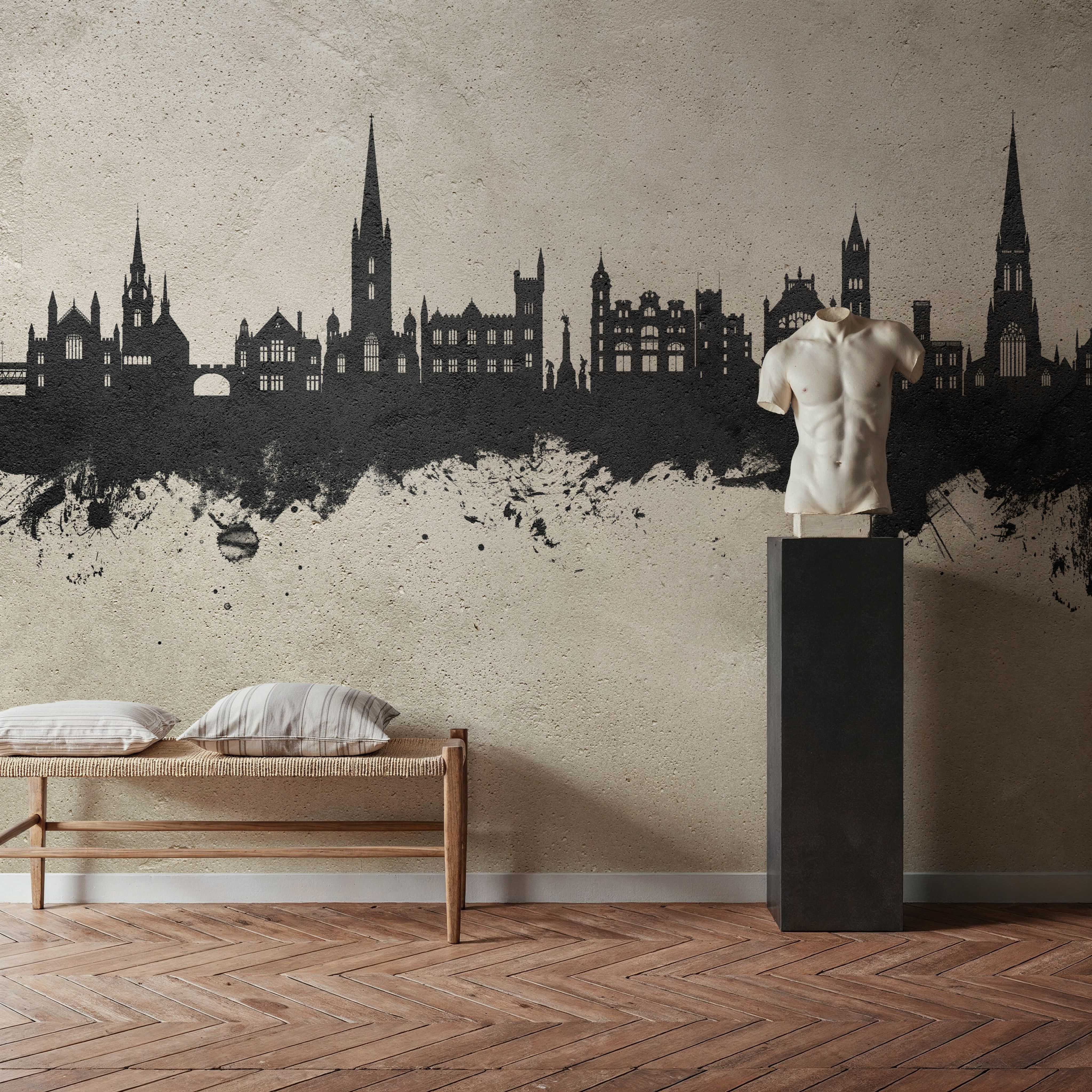 Derry Northern Ireland Skyline Concrete