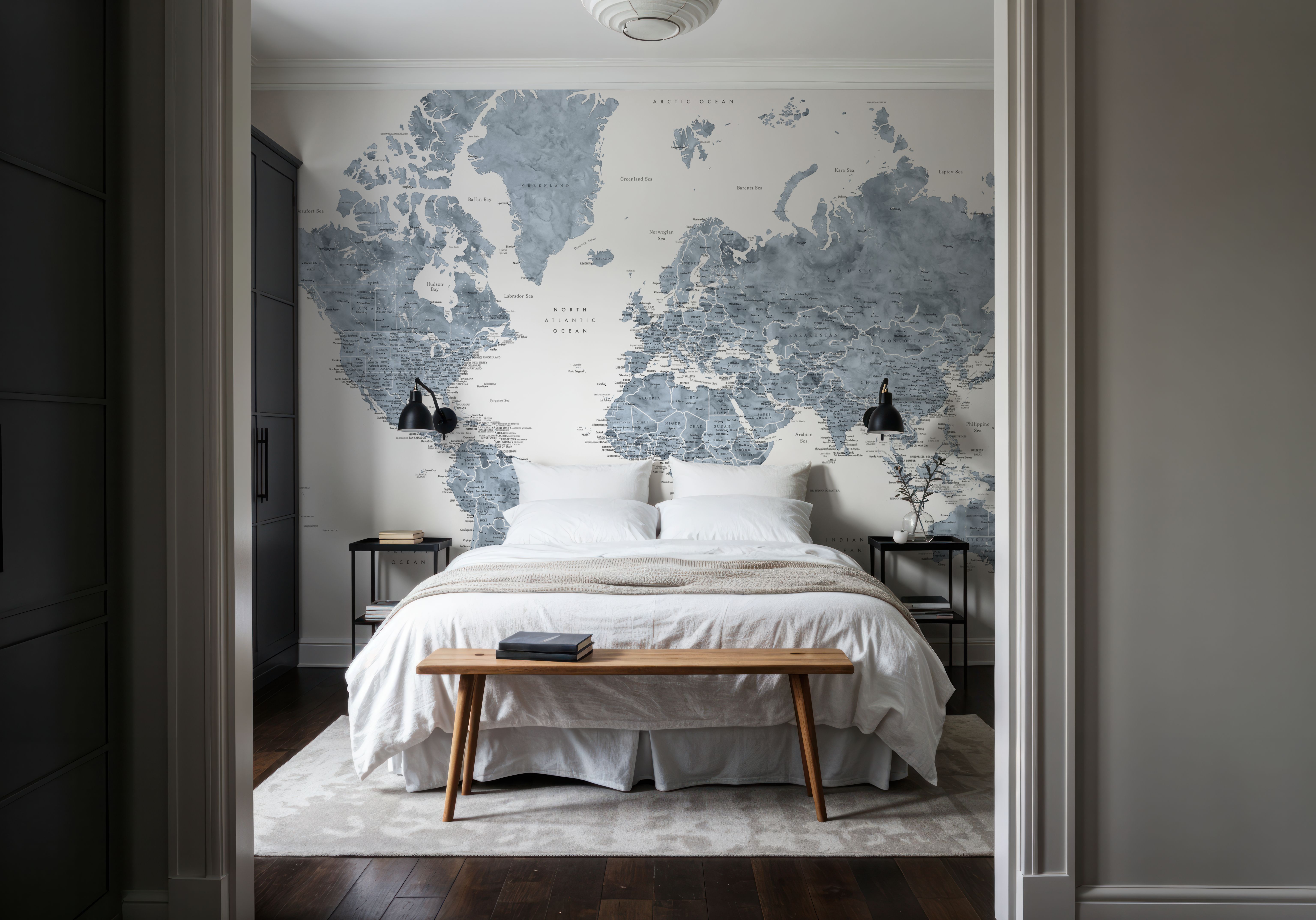 World Map Cities - Ninian