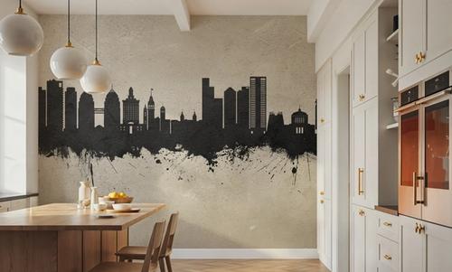 Oakland California Skyline Concrete