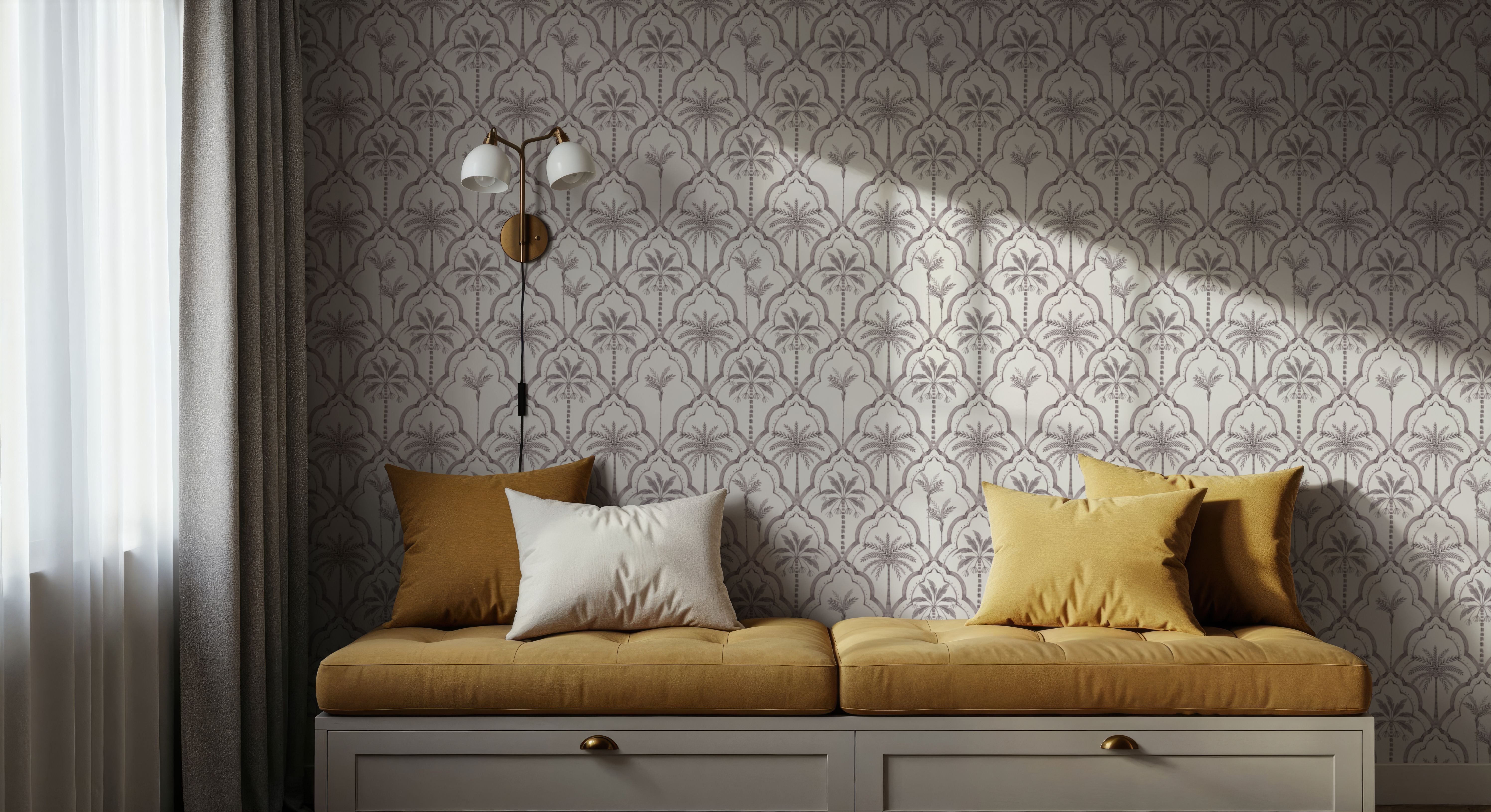 The Palm Lattice, Lavender Gray