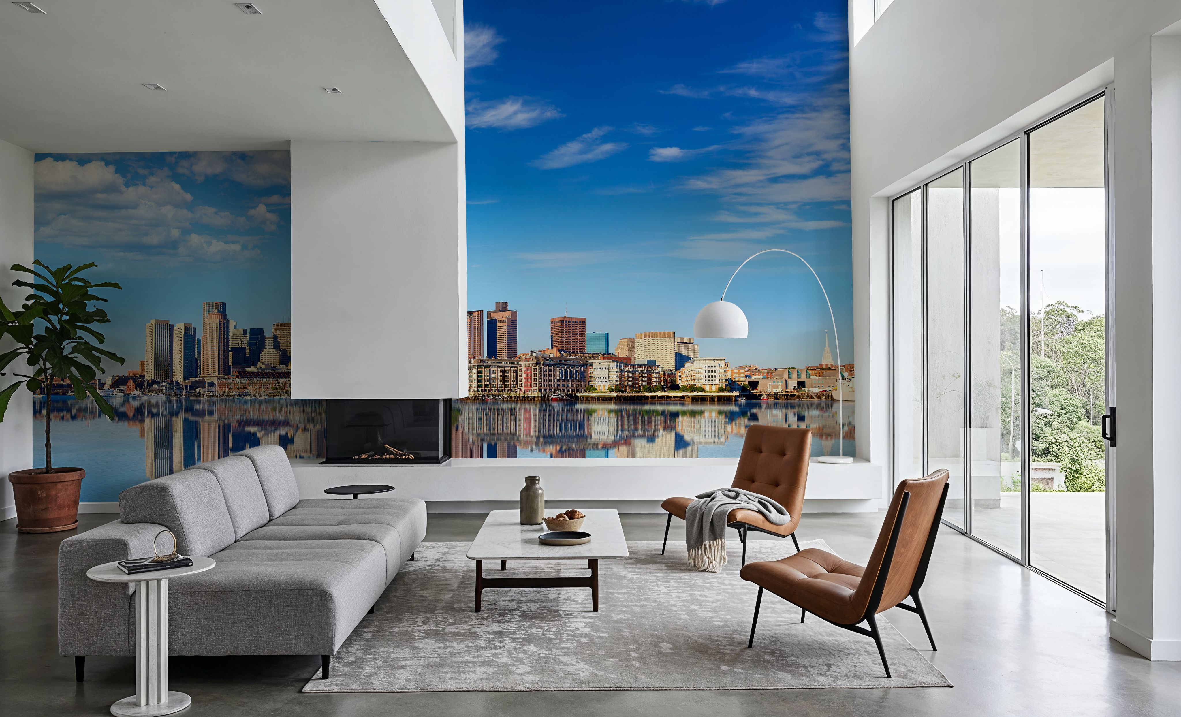 Boston Harbor Skyline
