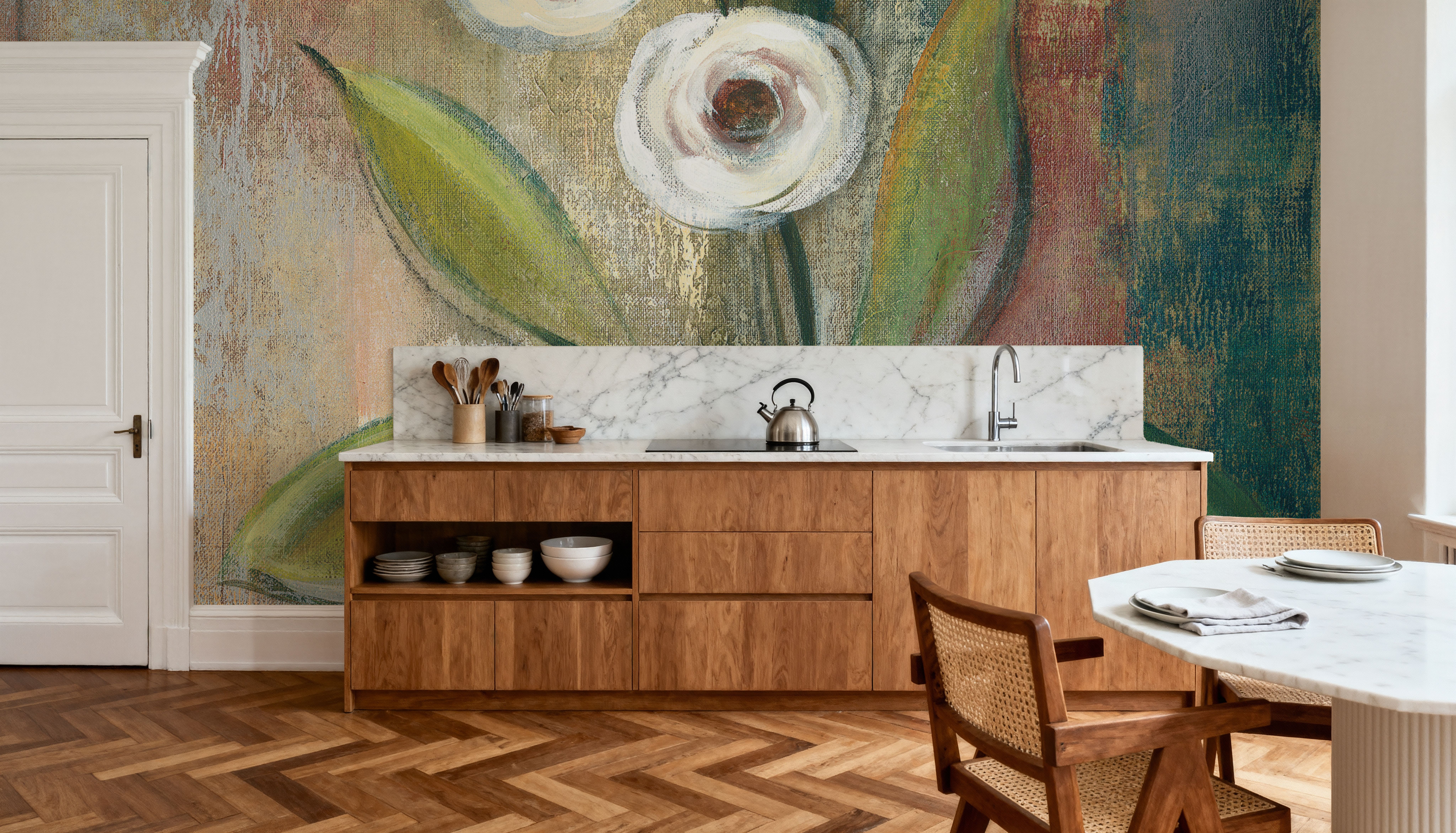 Potted Plants II, Papel pintado