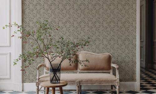 Emerald Trellis Petite, Greige