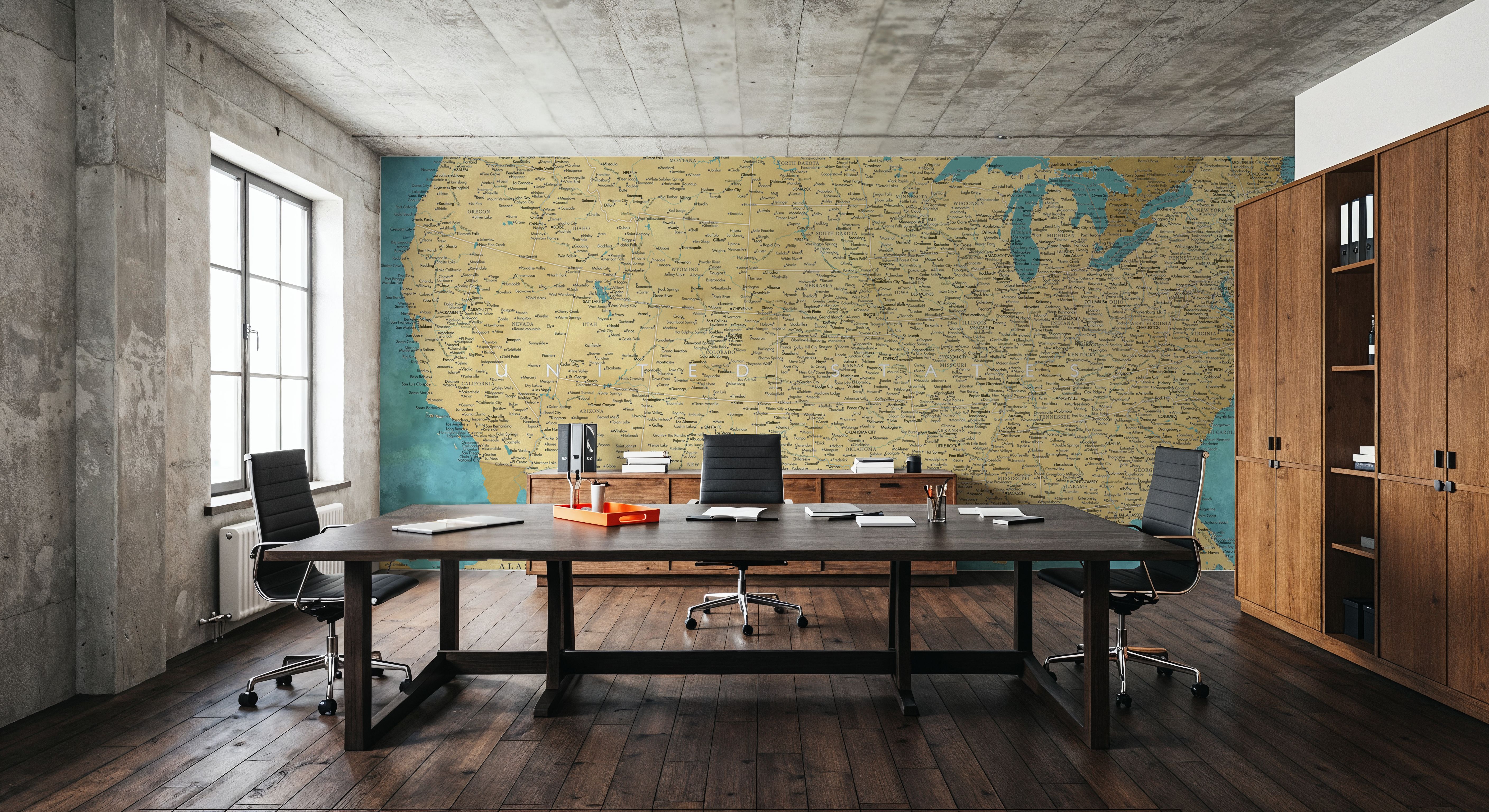 US Map Detailed - Lexy