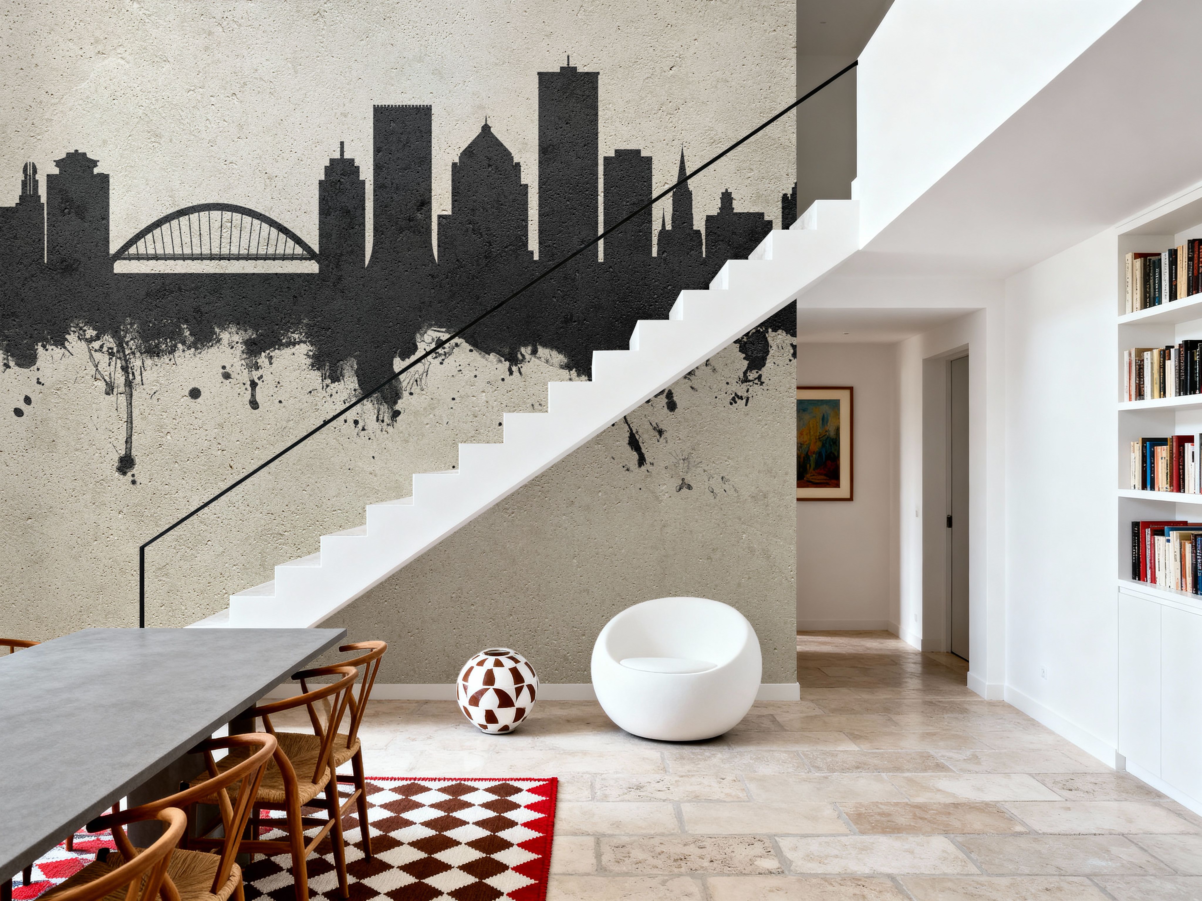 Rochester New York Skyline Concrete
