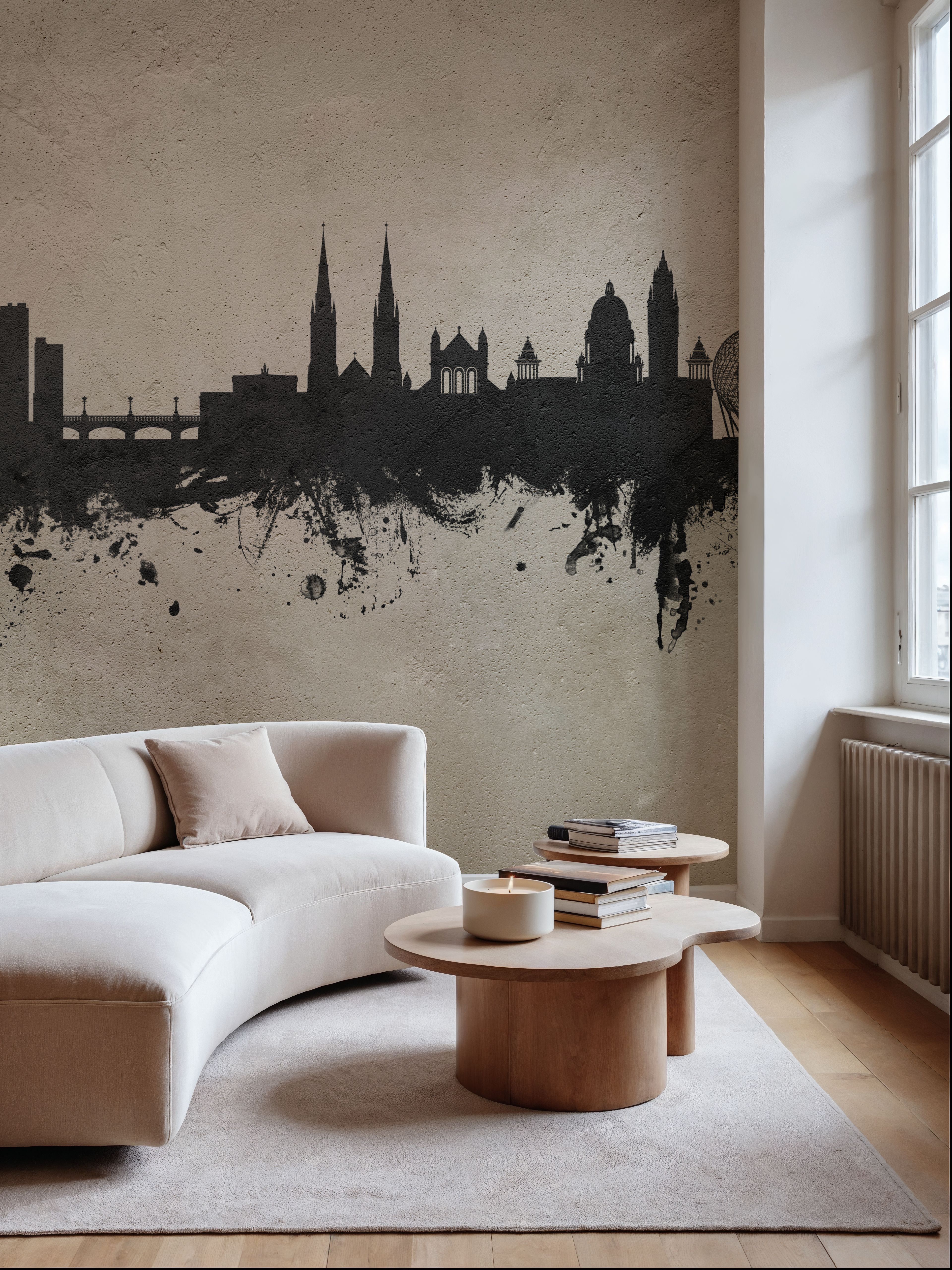 Belfast Northern Ireland Skyline Concrete