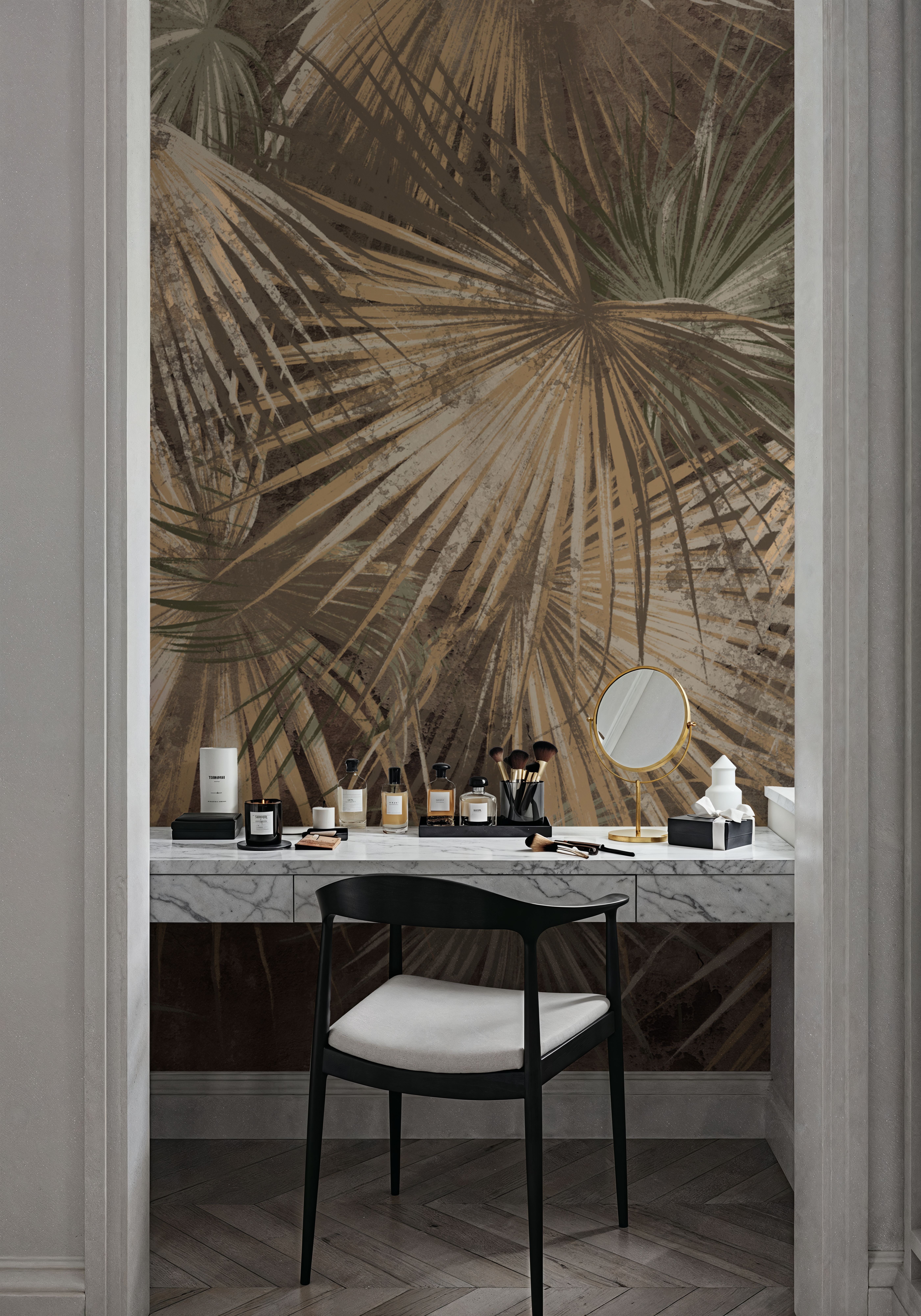 Retro Sunny Palms