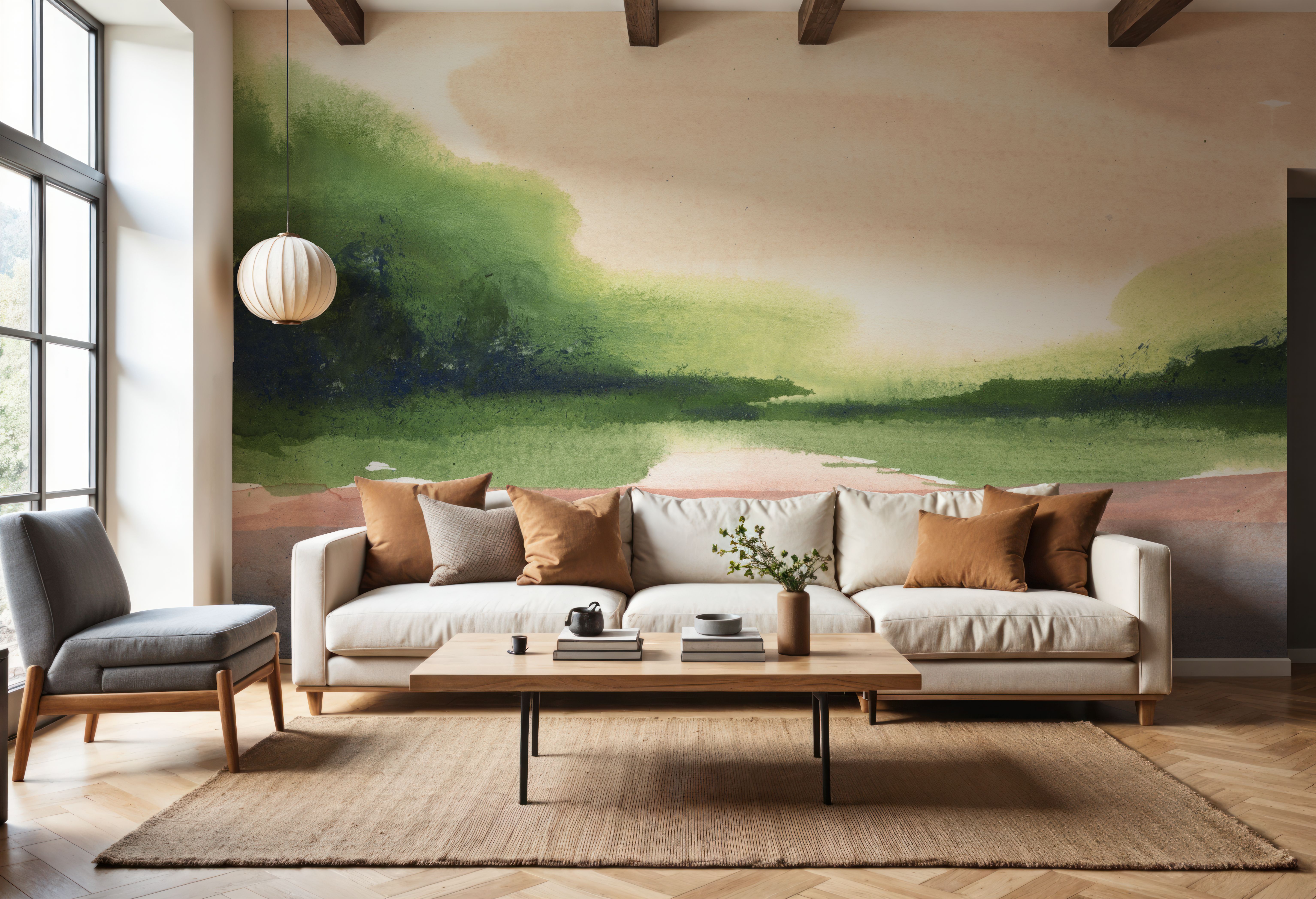 Pond View IV, Tapeten