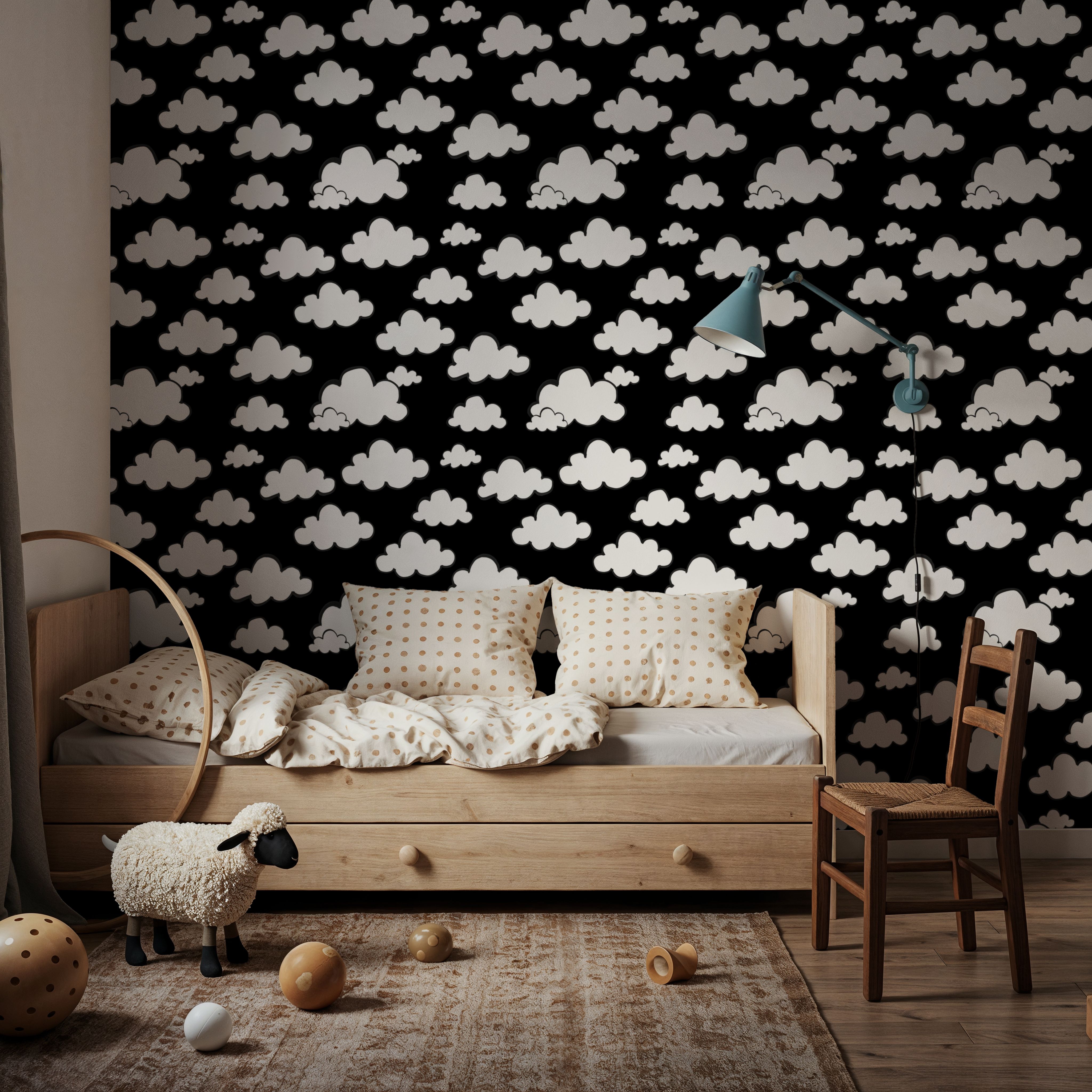 Cloudy Thoughts Black