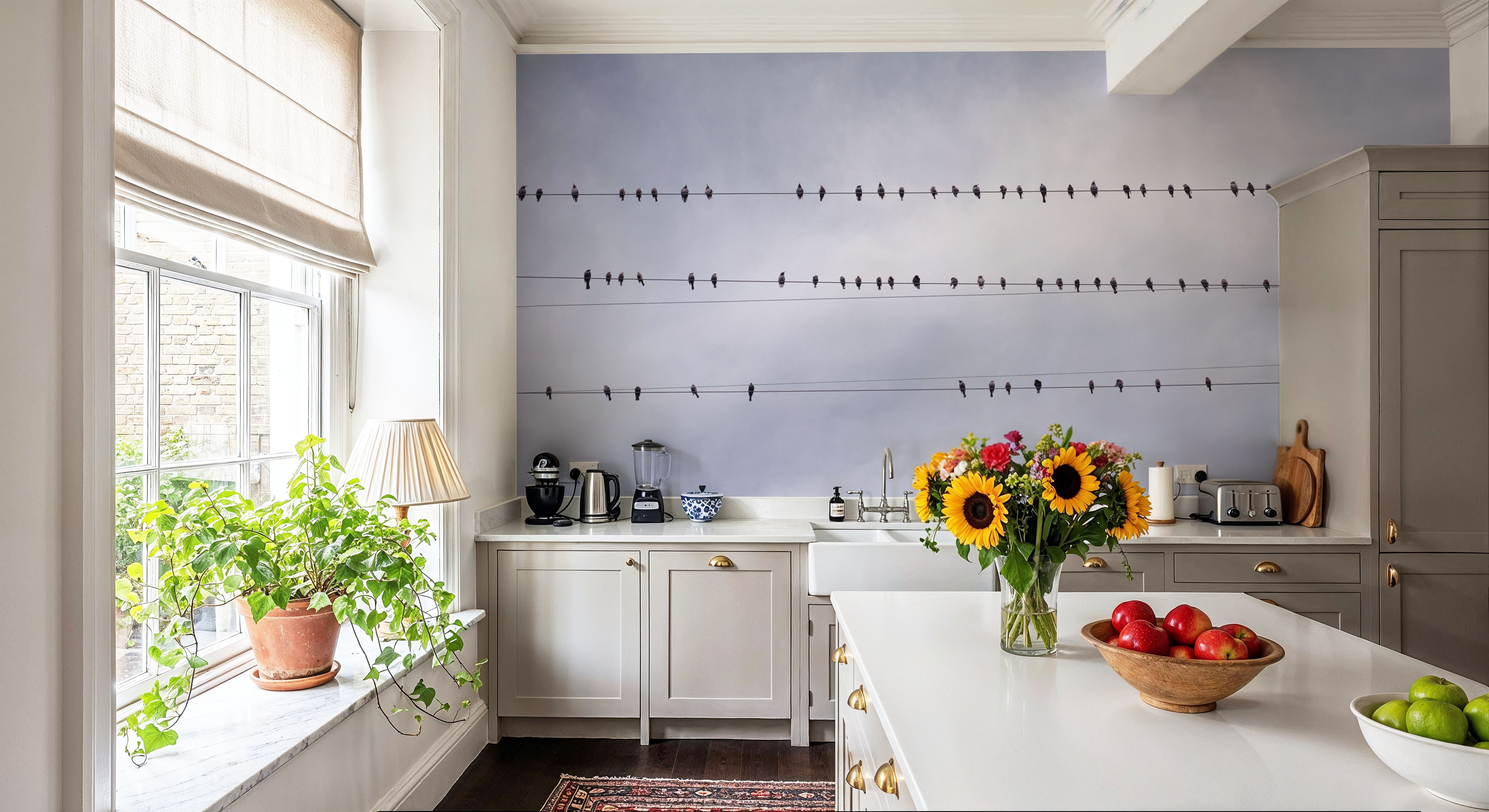 Birds in Harmony, Wallpaper