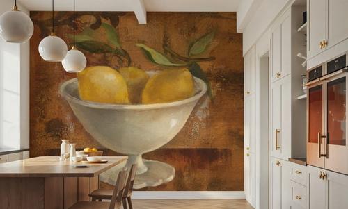 Lemons in Old Bowl