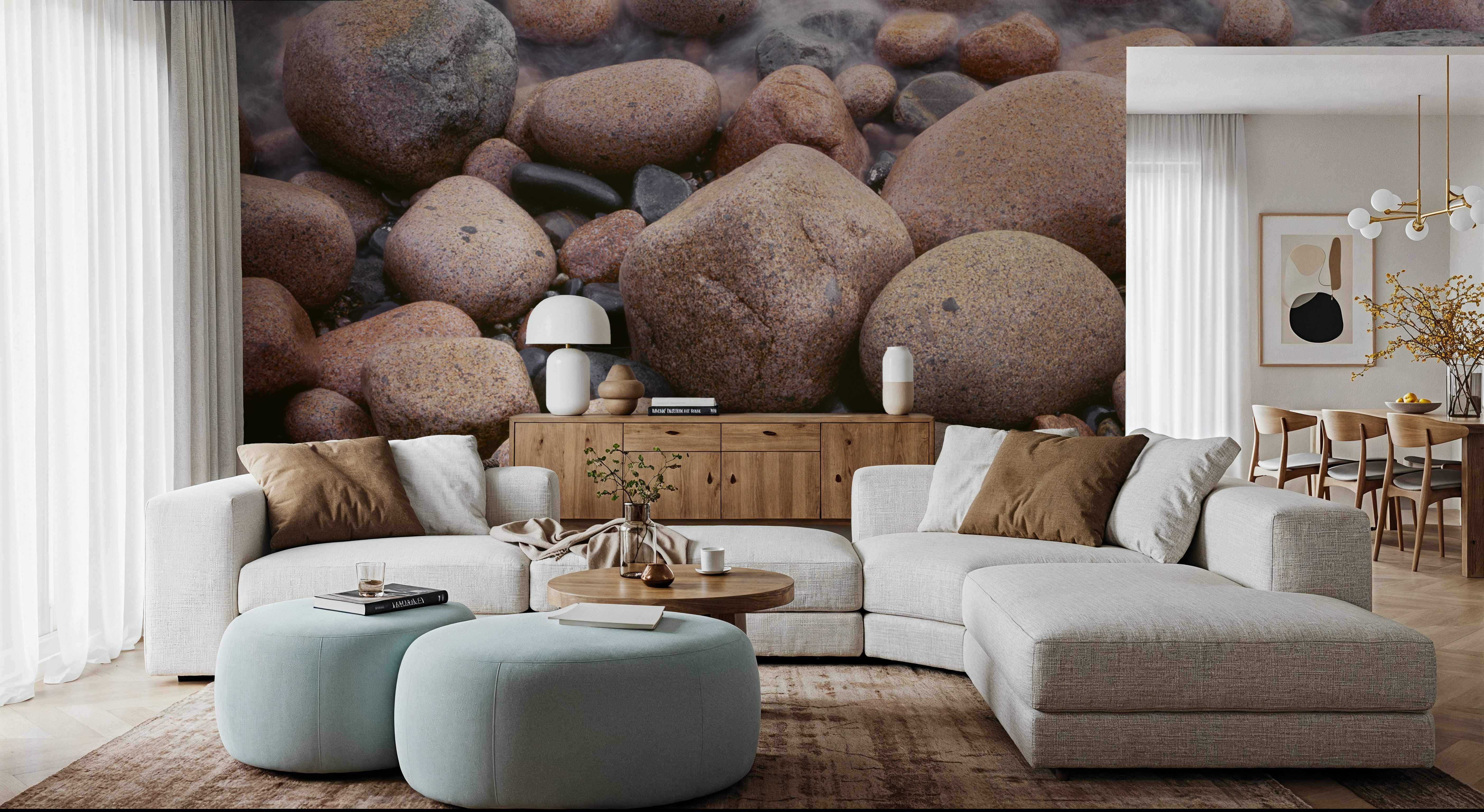 Glistening Stones, Wallpaper