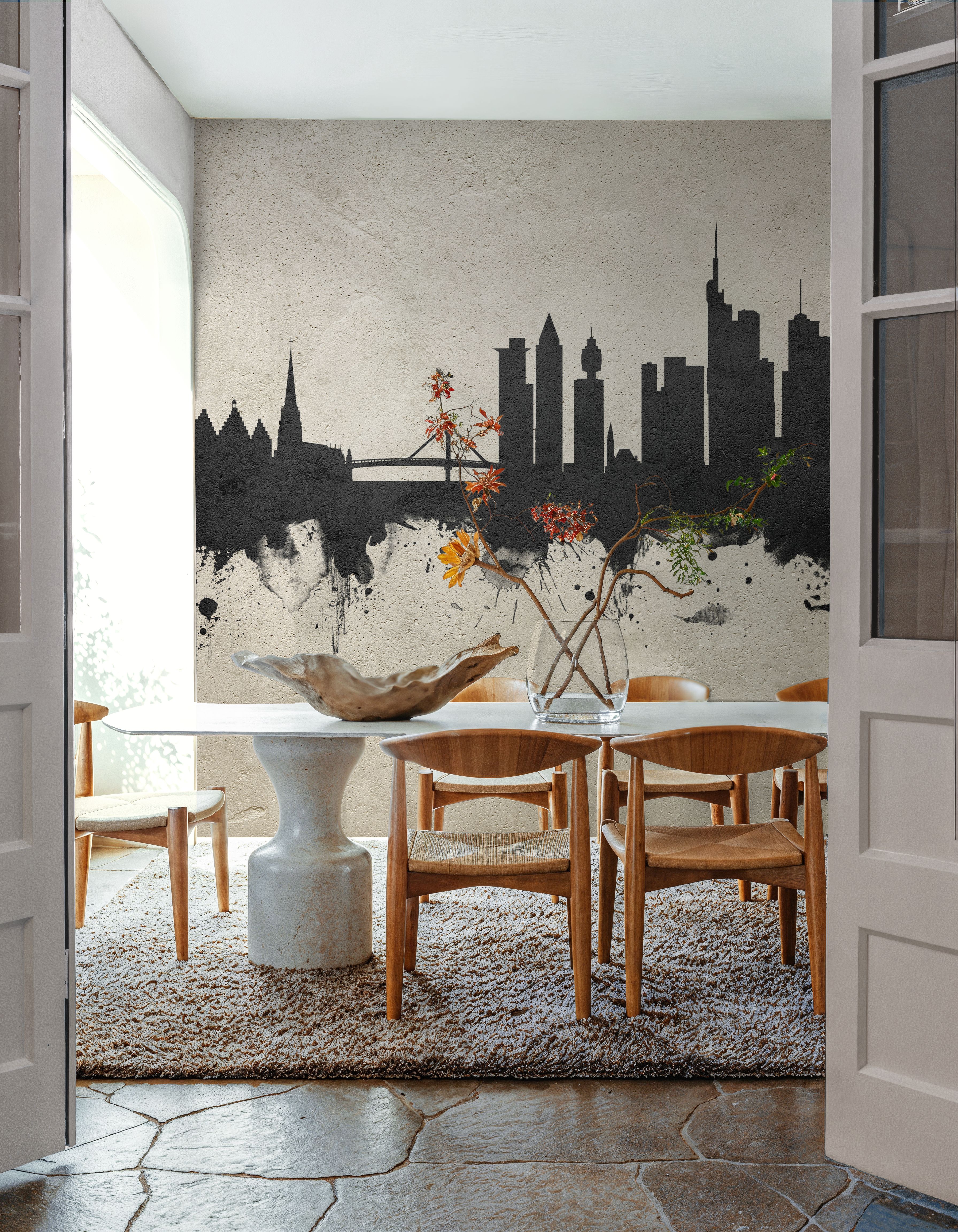 Frankfurt Skyline Concrete