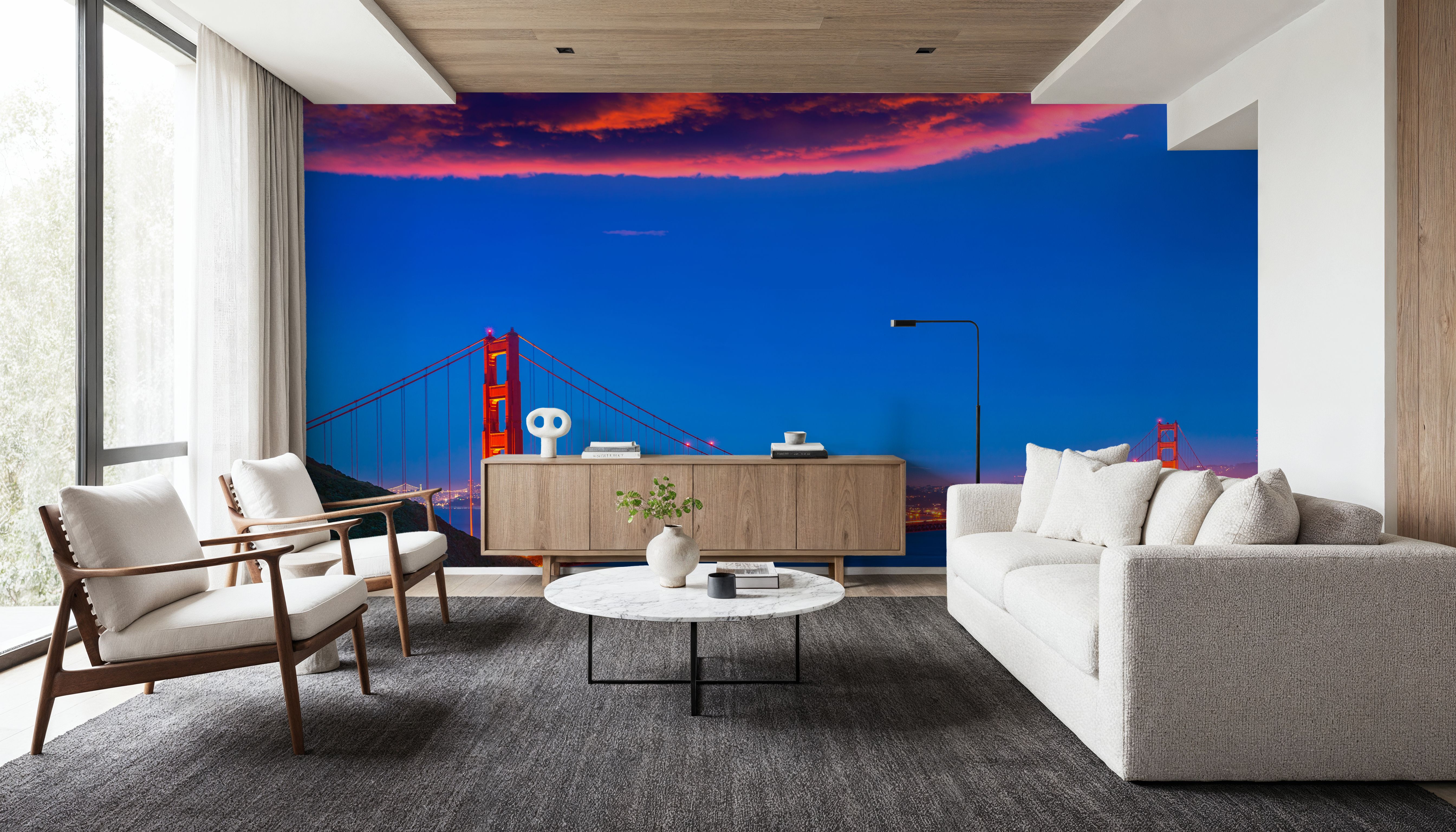 Golden Gate Sunset I, Wallpaper