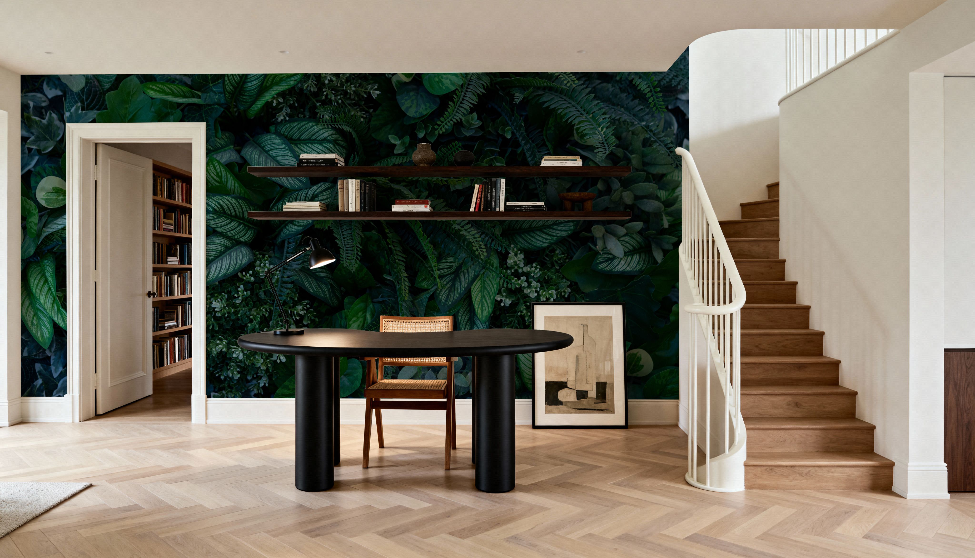  Magic Leaves Wall, Wallpaper