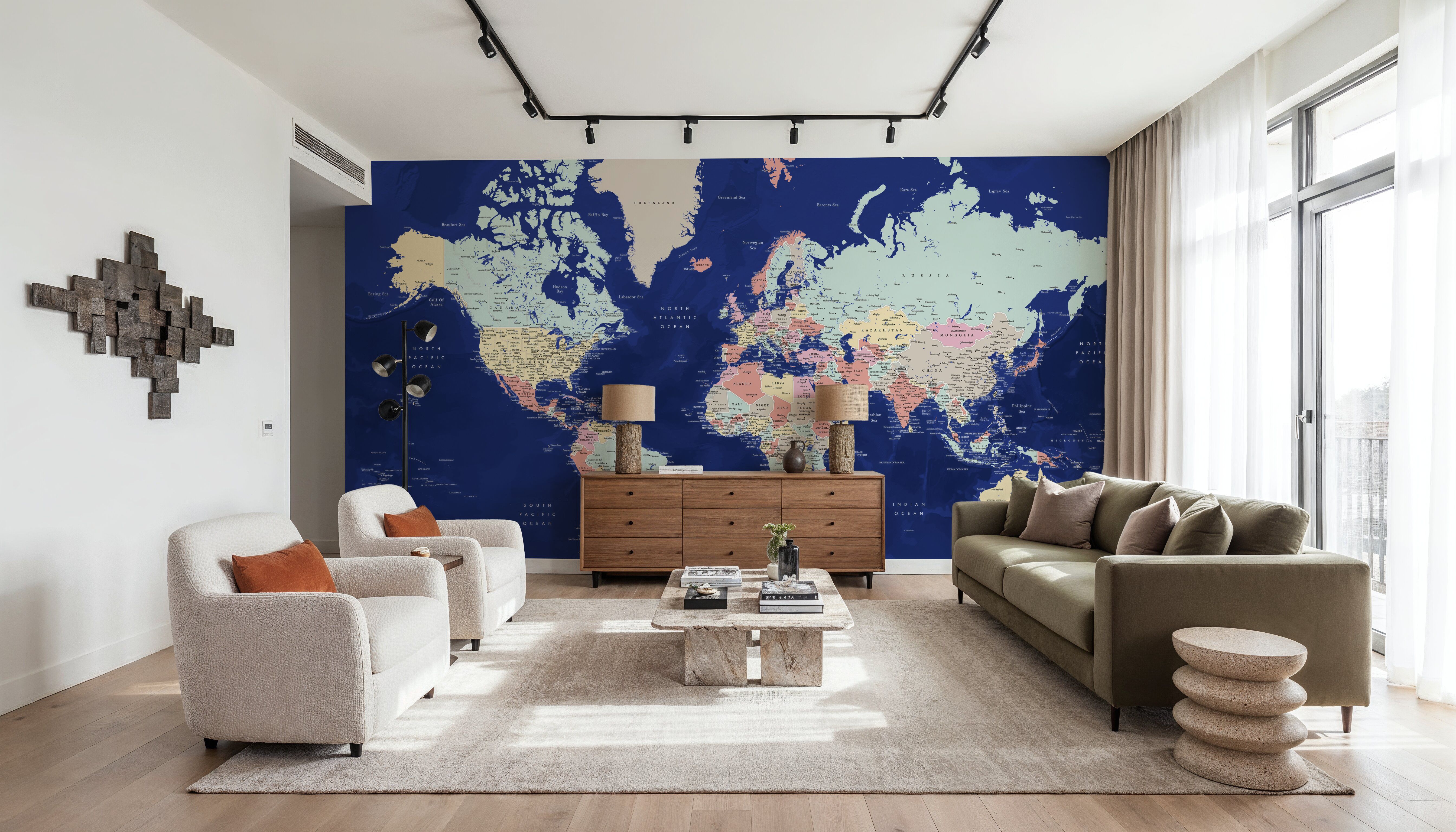 World Map Cities - Powa