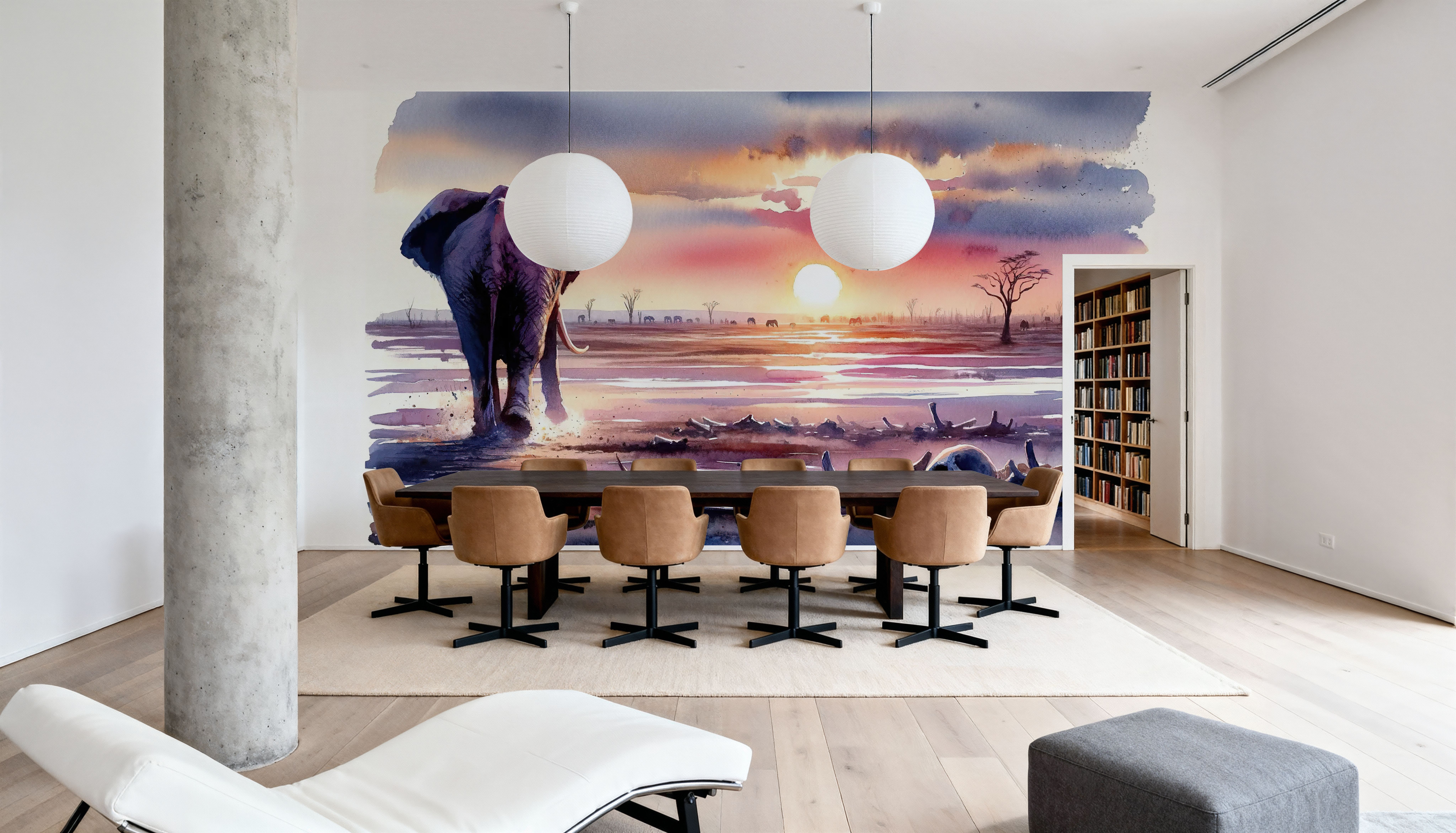 Elephant's Twilight Path