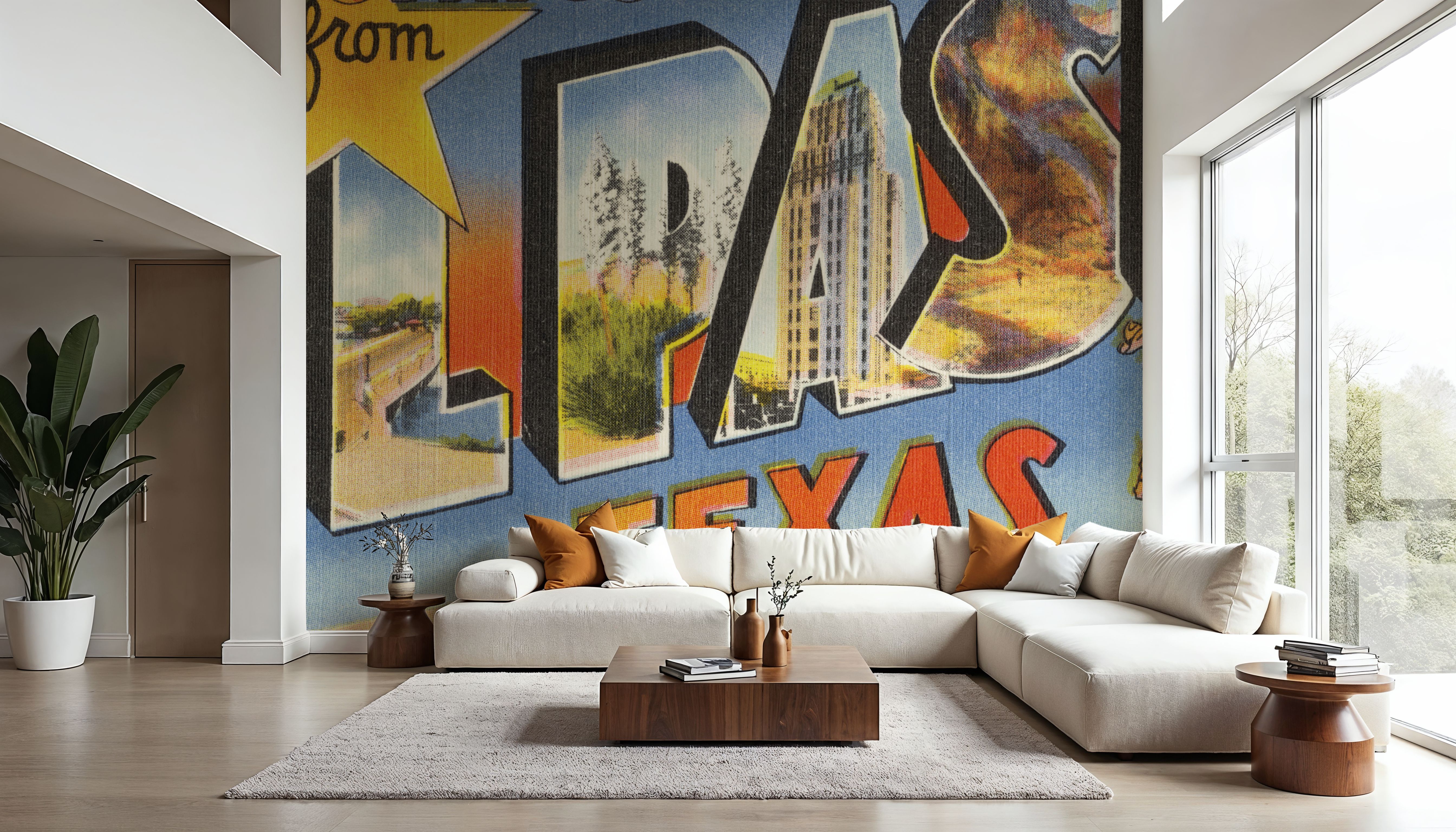 Greetings from El Paso - Screenprint Postcard