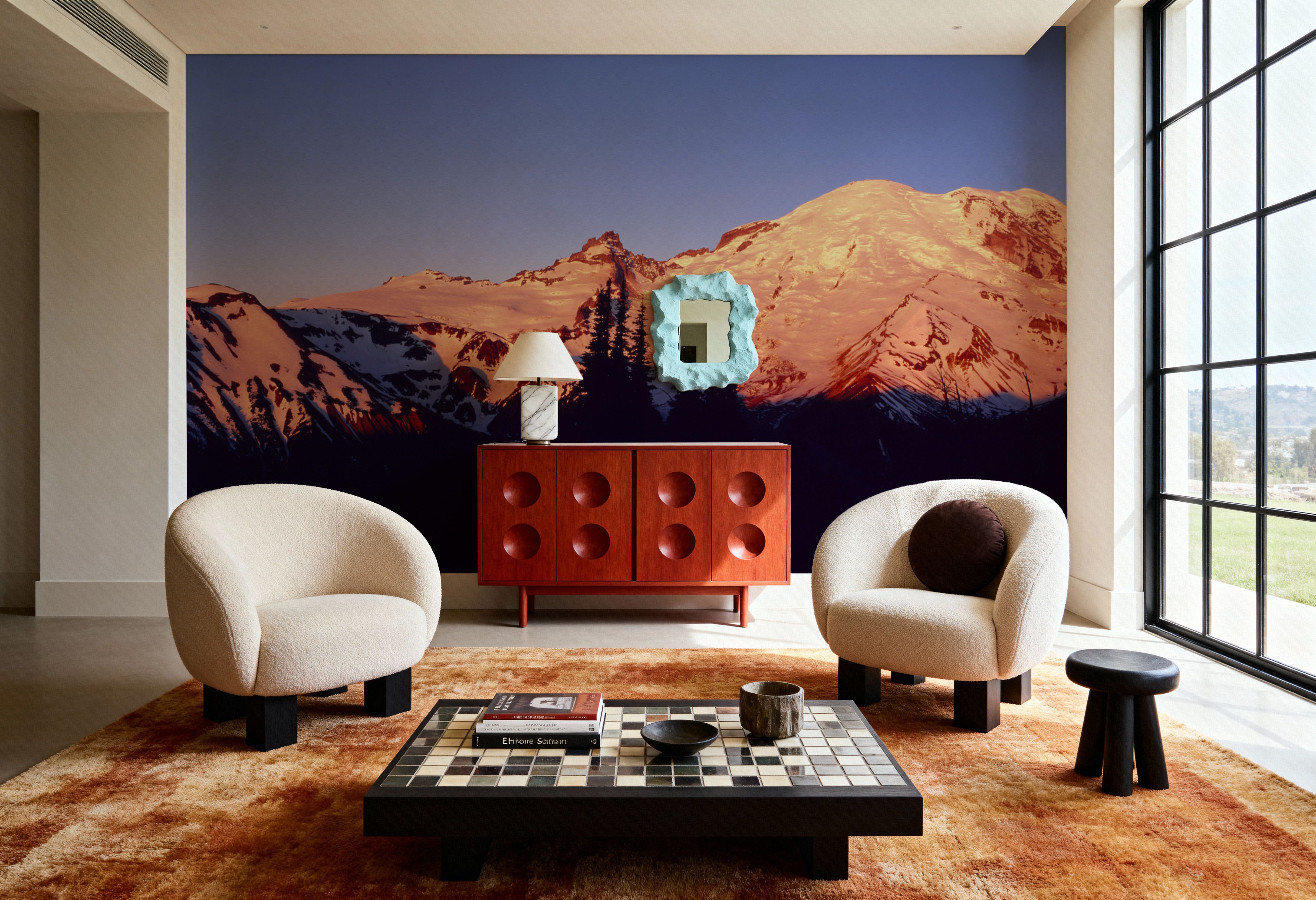 Alpine Glow, Wallpaper