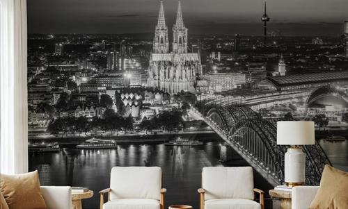 Cologne Cathedral Dusk BW