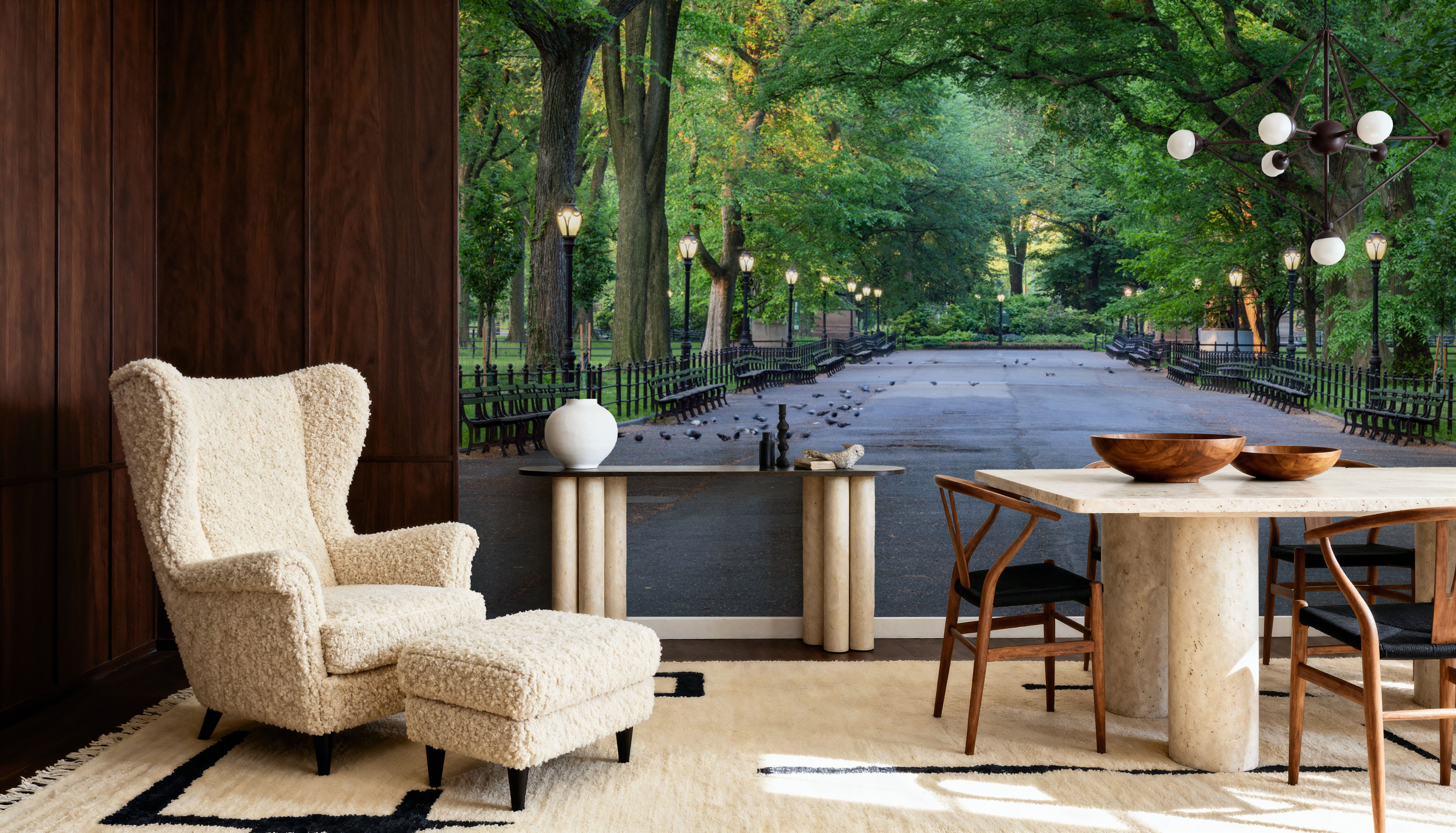 Let's Take a Walk, Papier peint