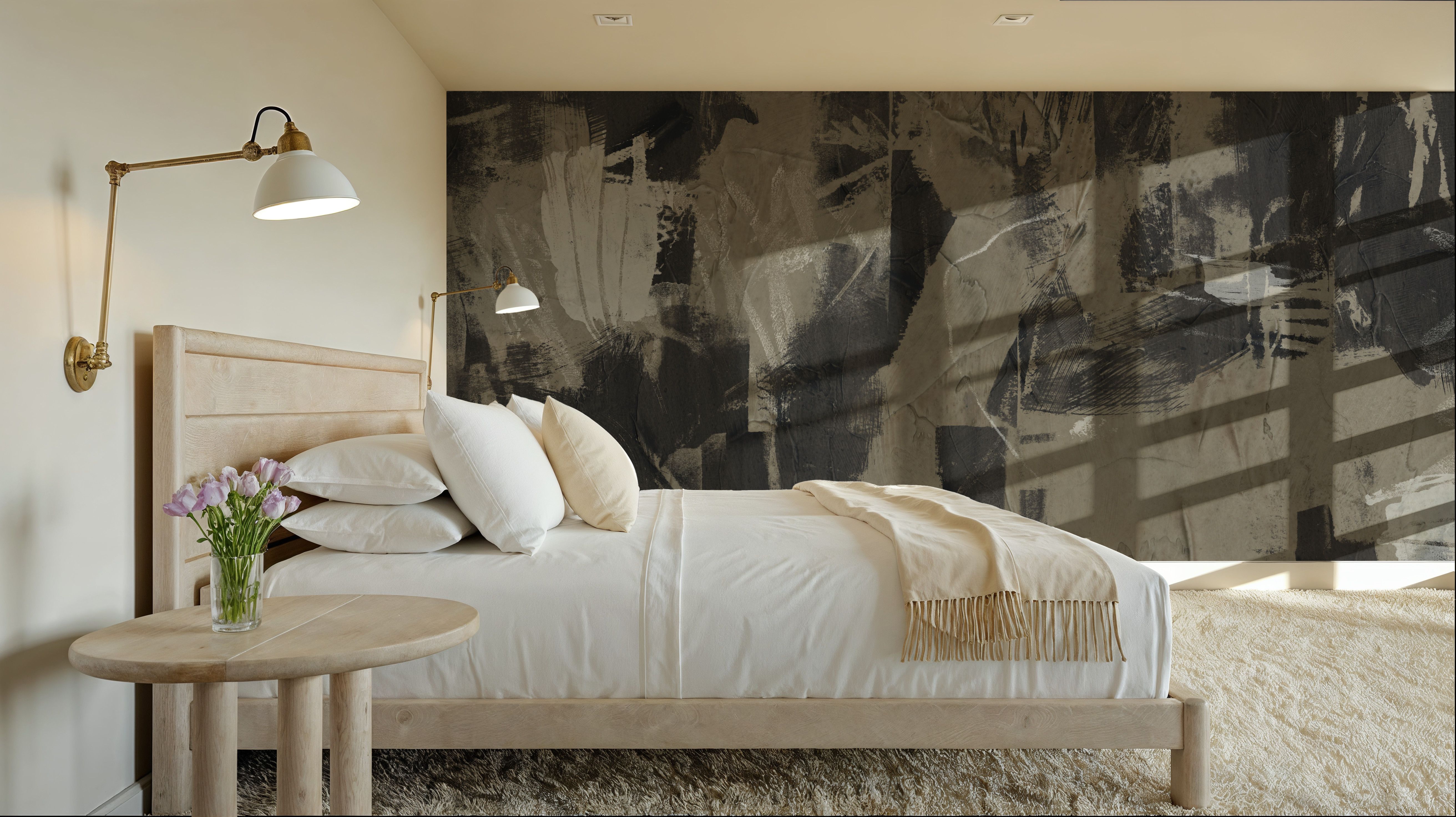 Plaster and Ebony I