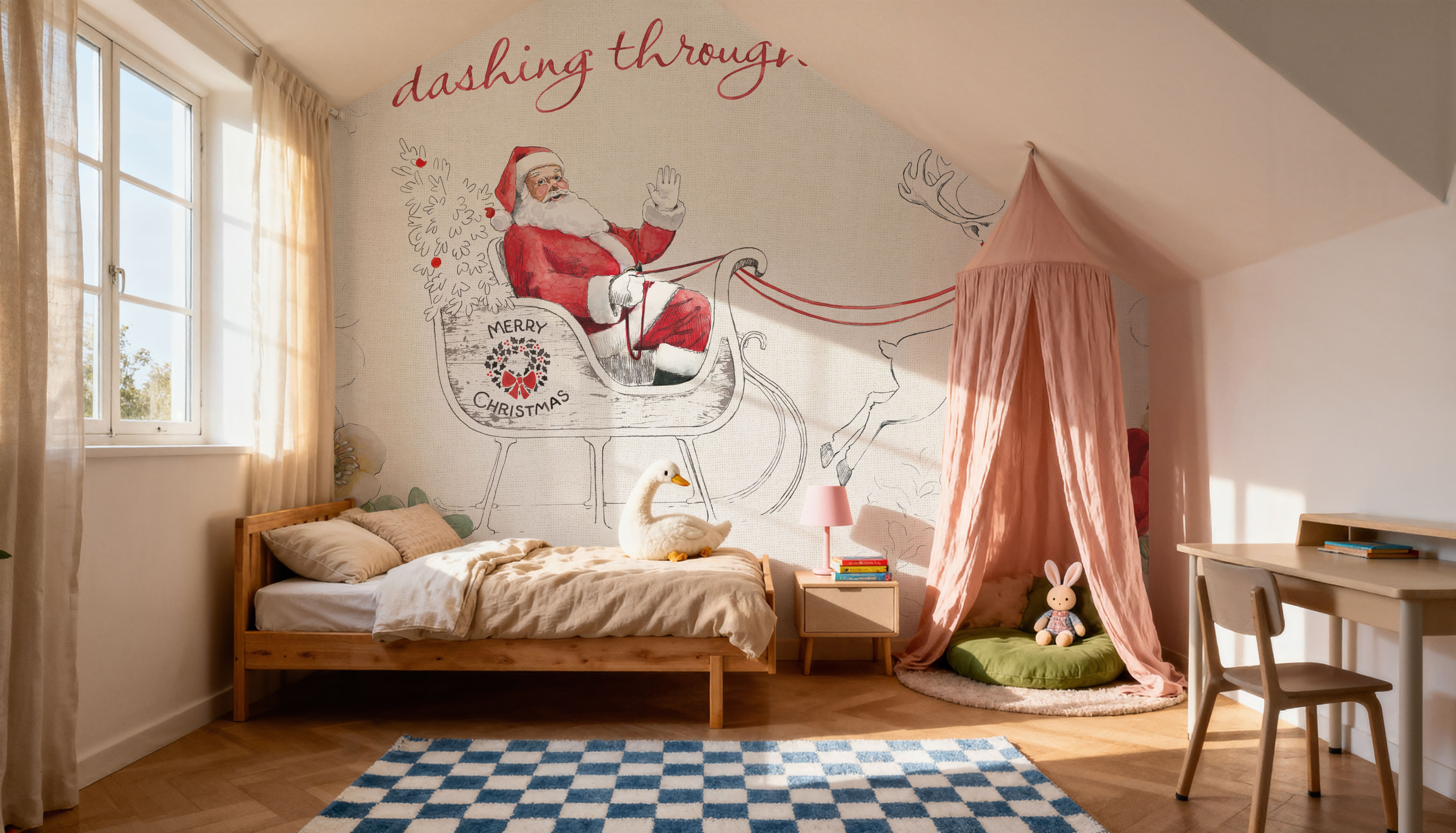 Holiday Traditions I Red, Wallpaper