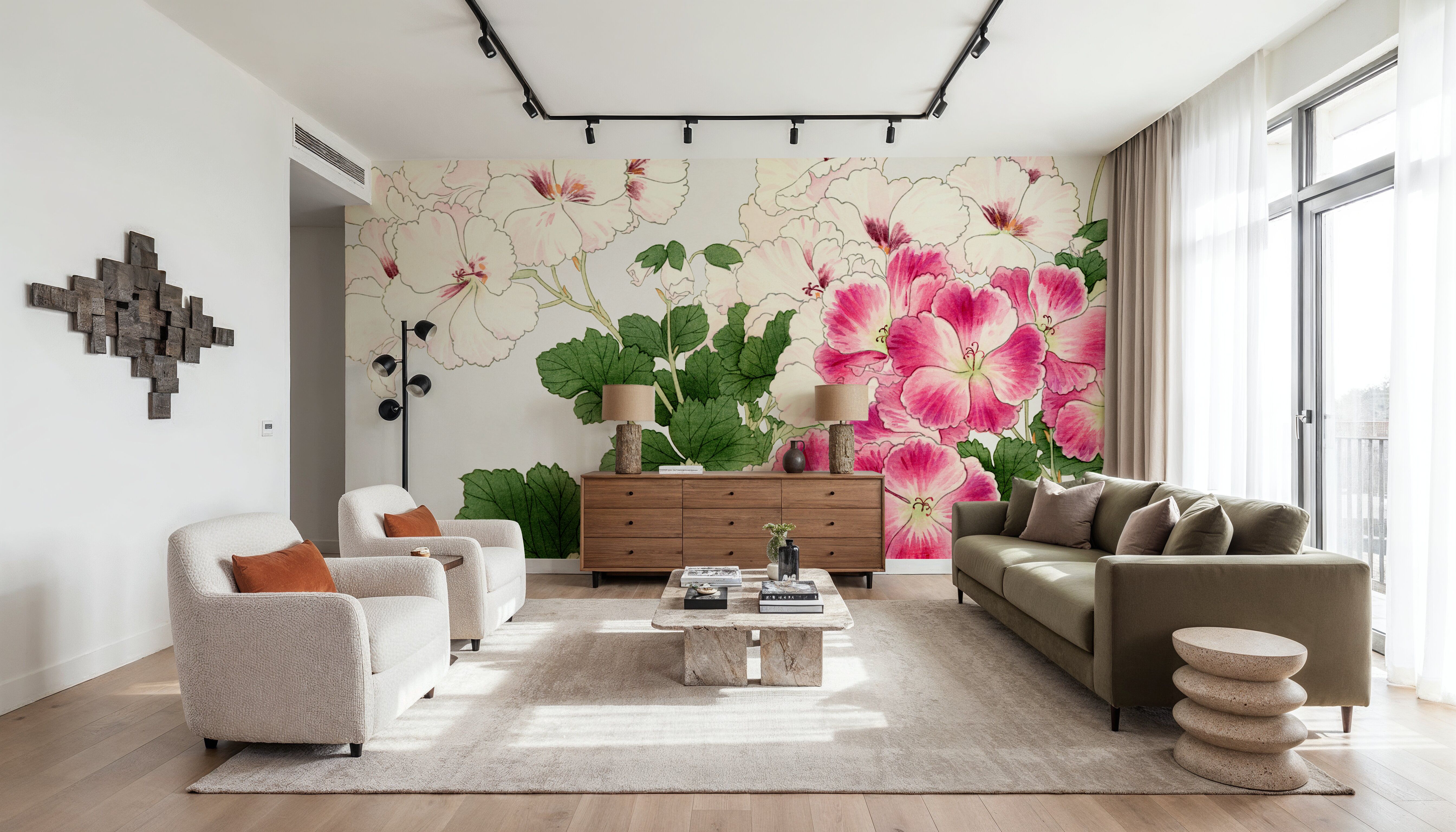 Tanigami Geranium, Wallpaper