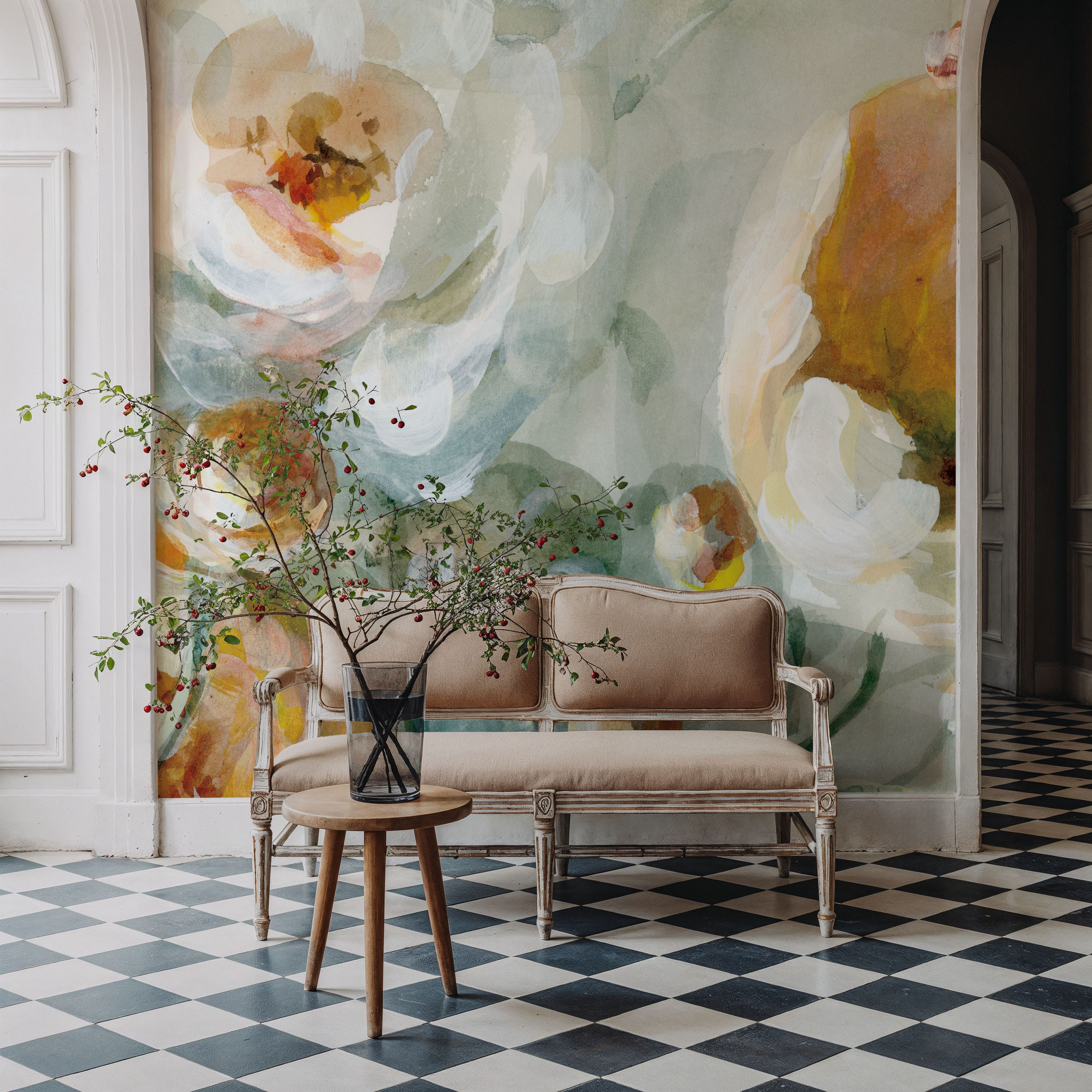 Fall Blossoms Panel I