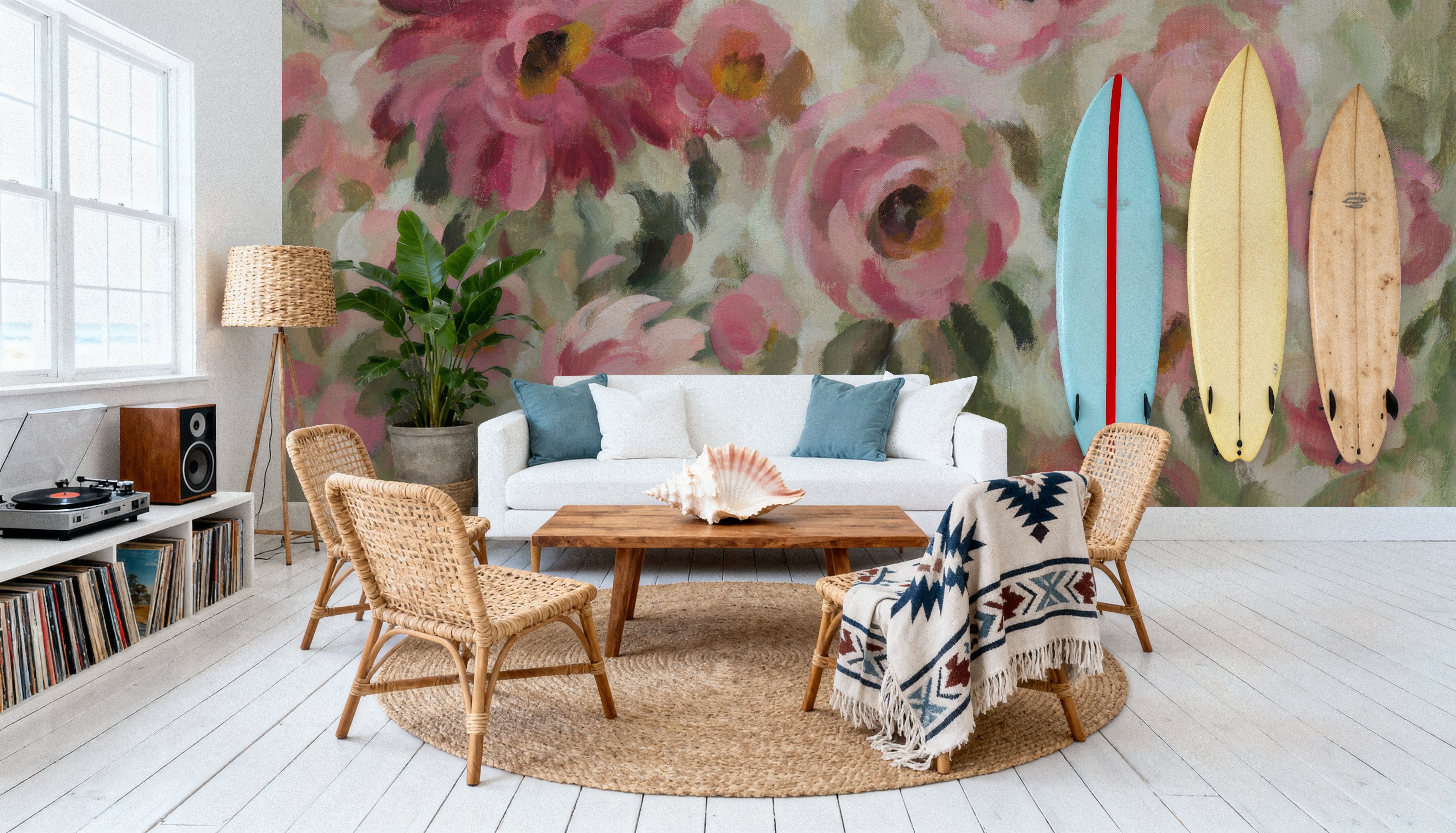 Pink and Sage Garden