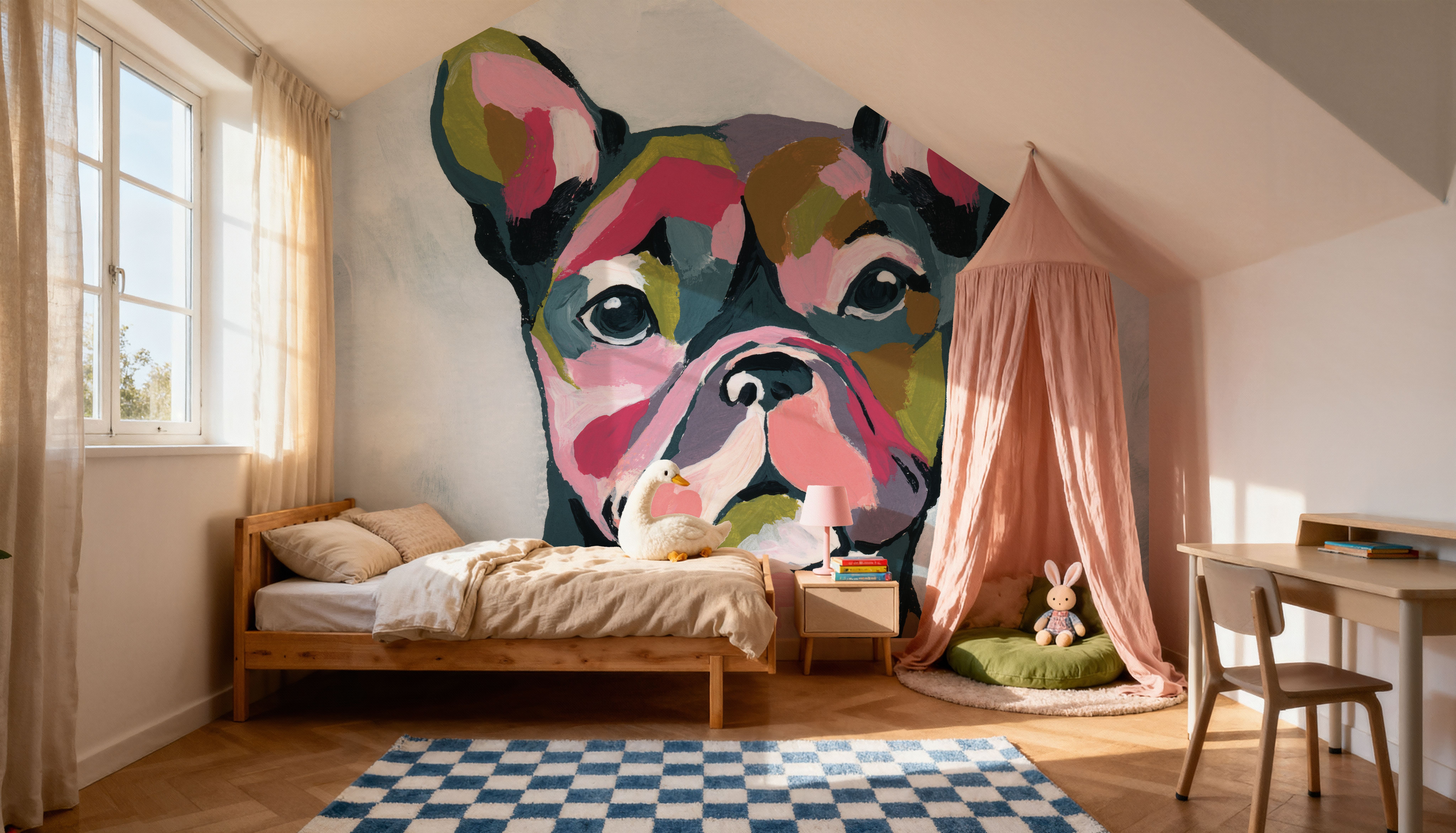 Abstract French Bulldog