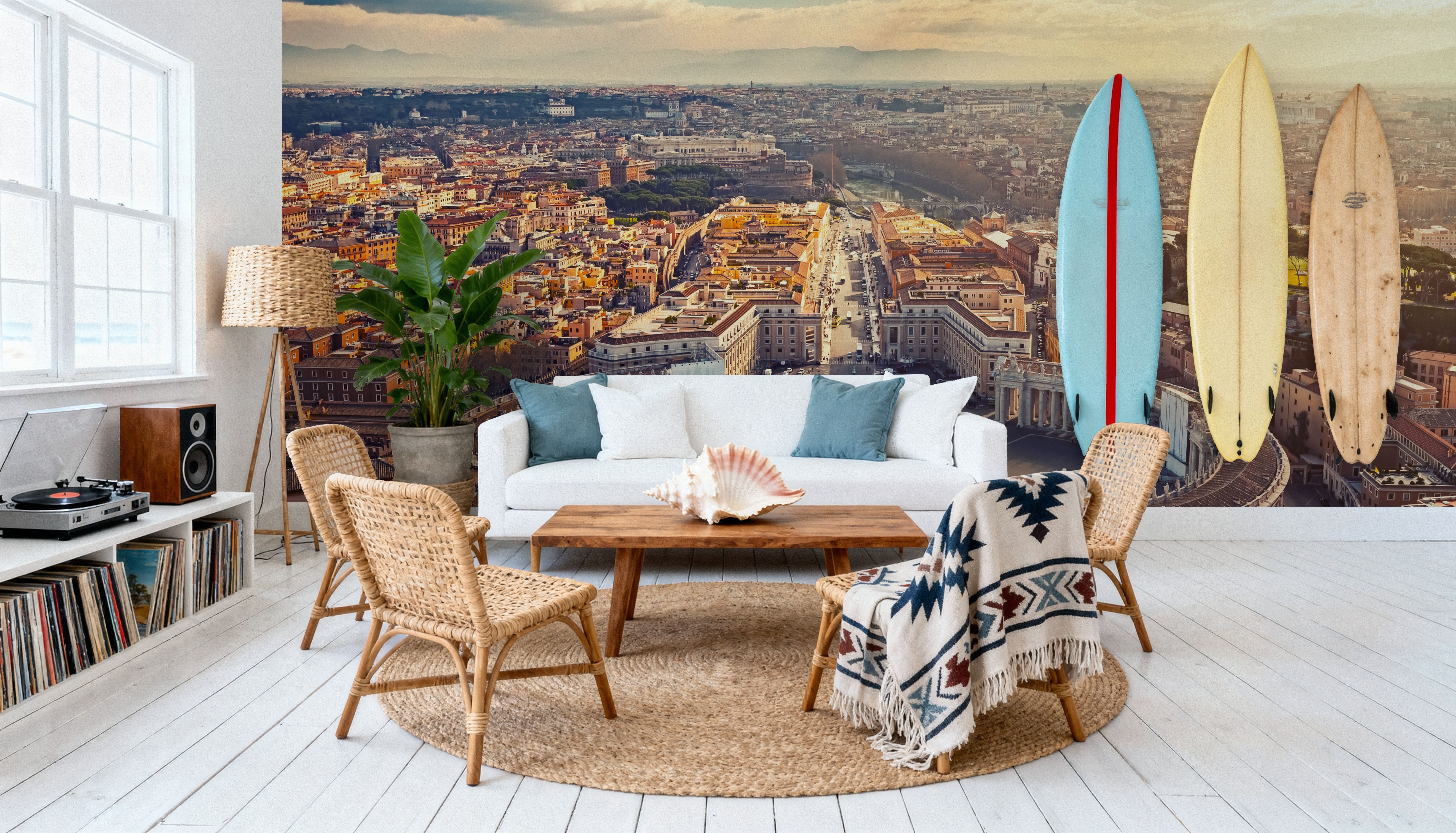 View of Rome, Wallpaper