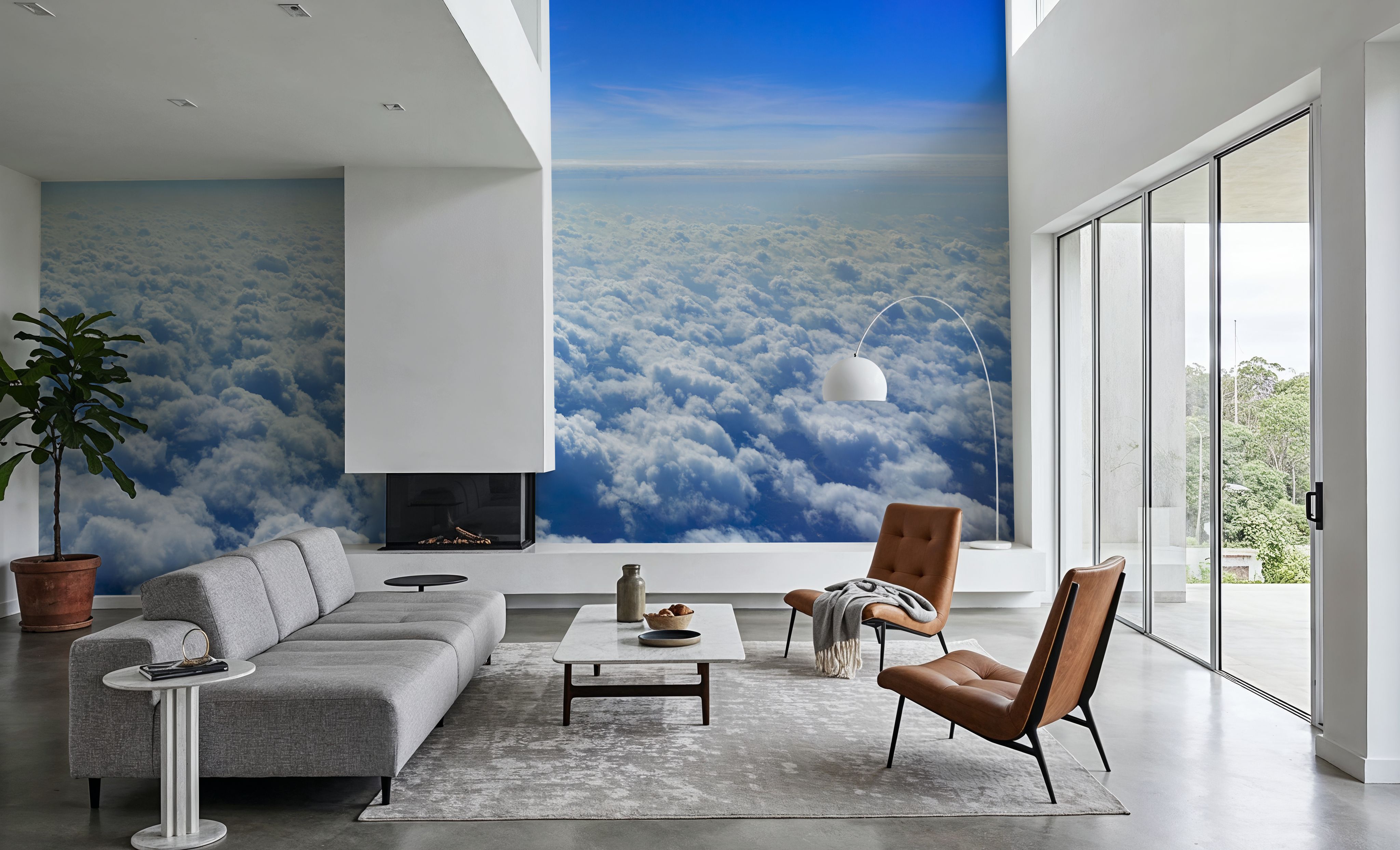 Cumulus View, Papier peint