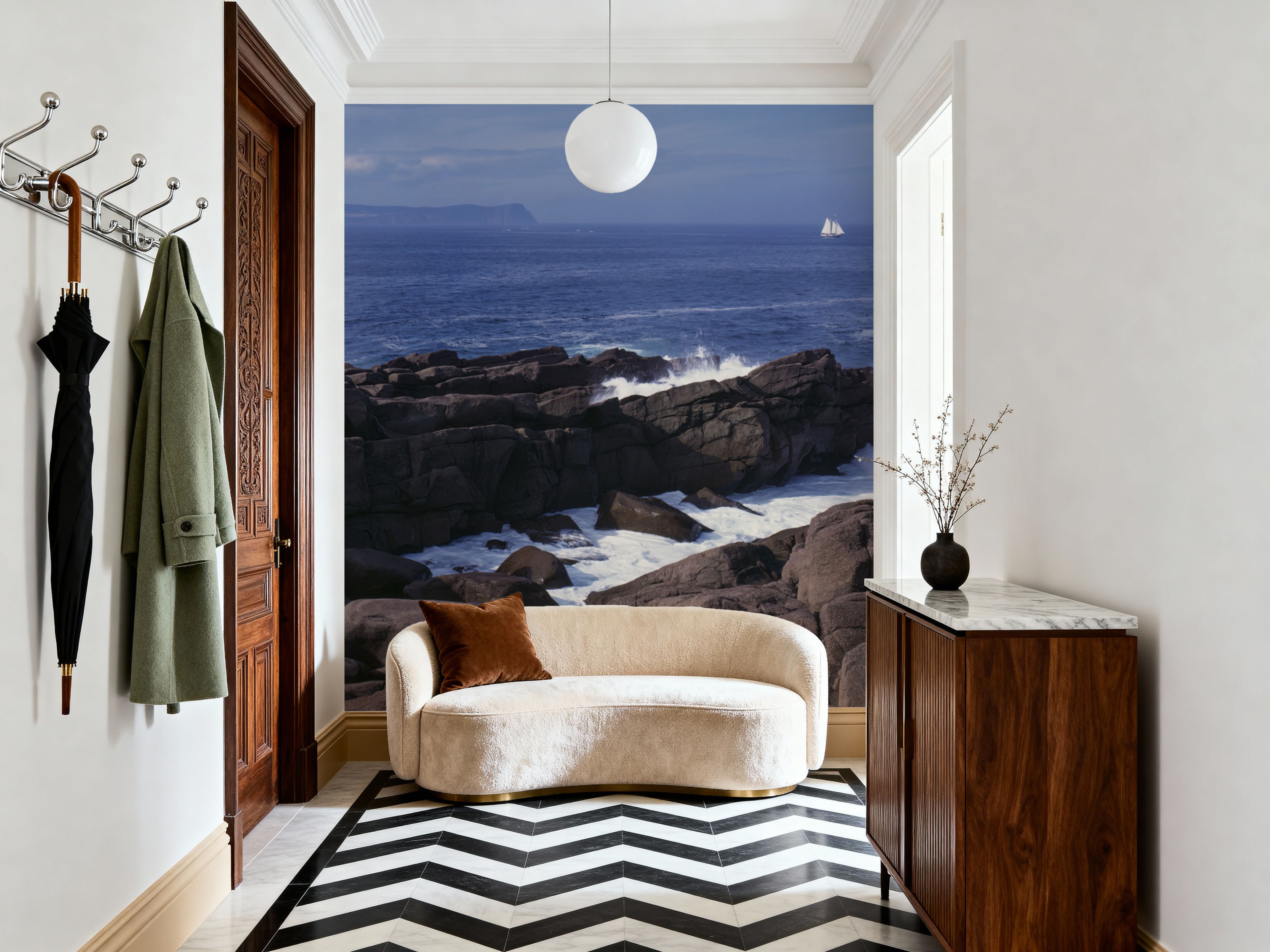 Sailing the Rugged Coast