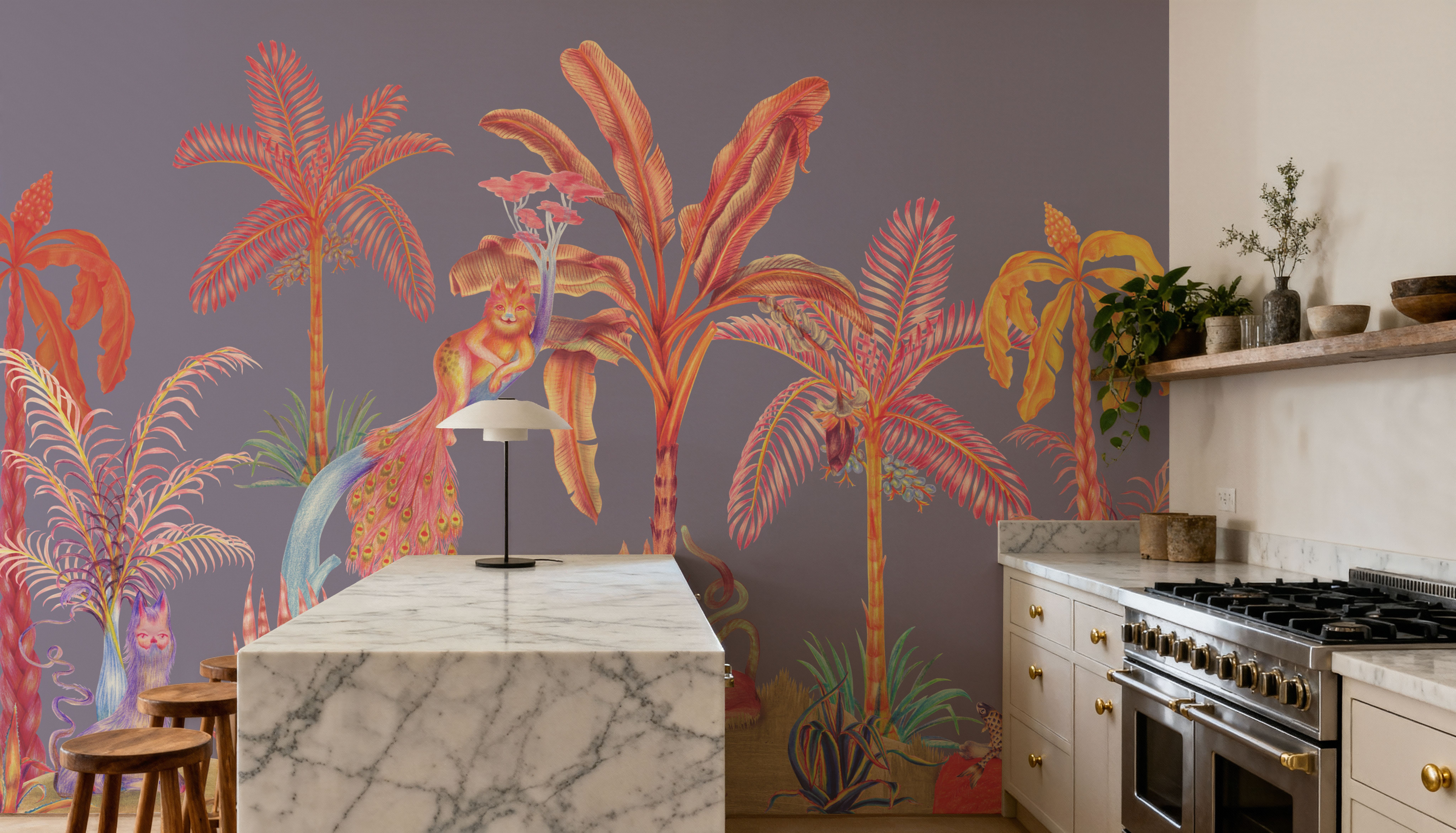 Colorful Jungle, Periwinkle