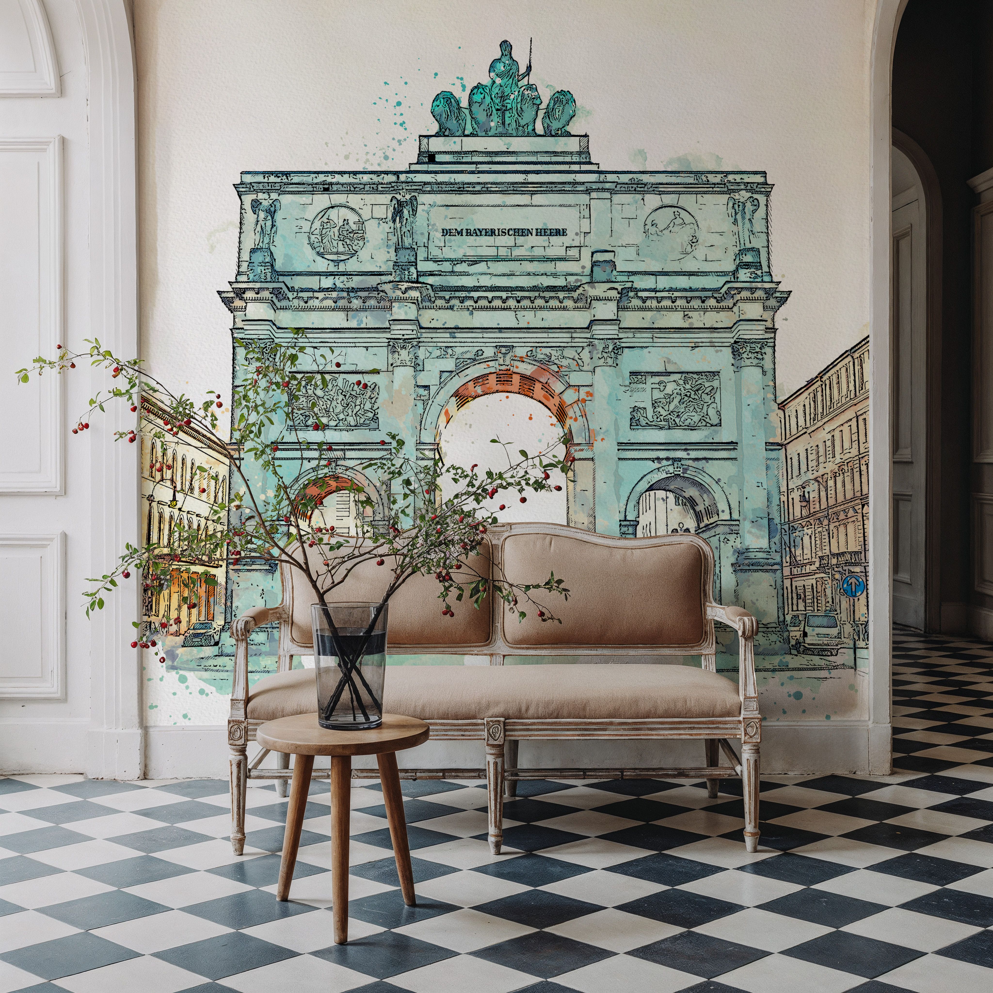 Victory Gate Siegestor in Munich