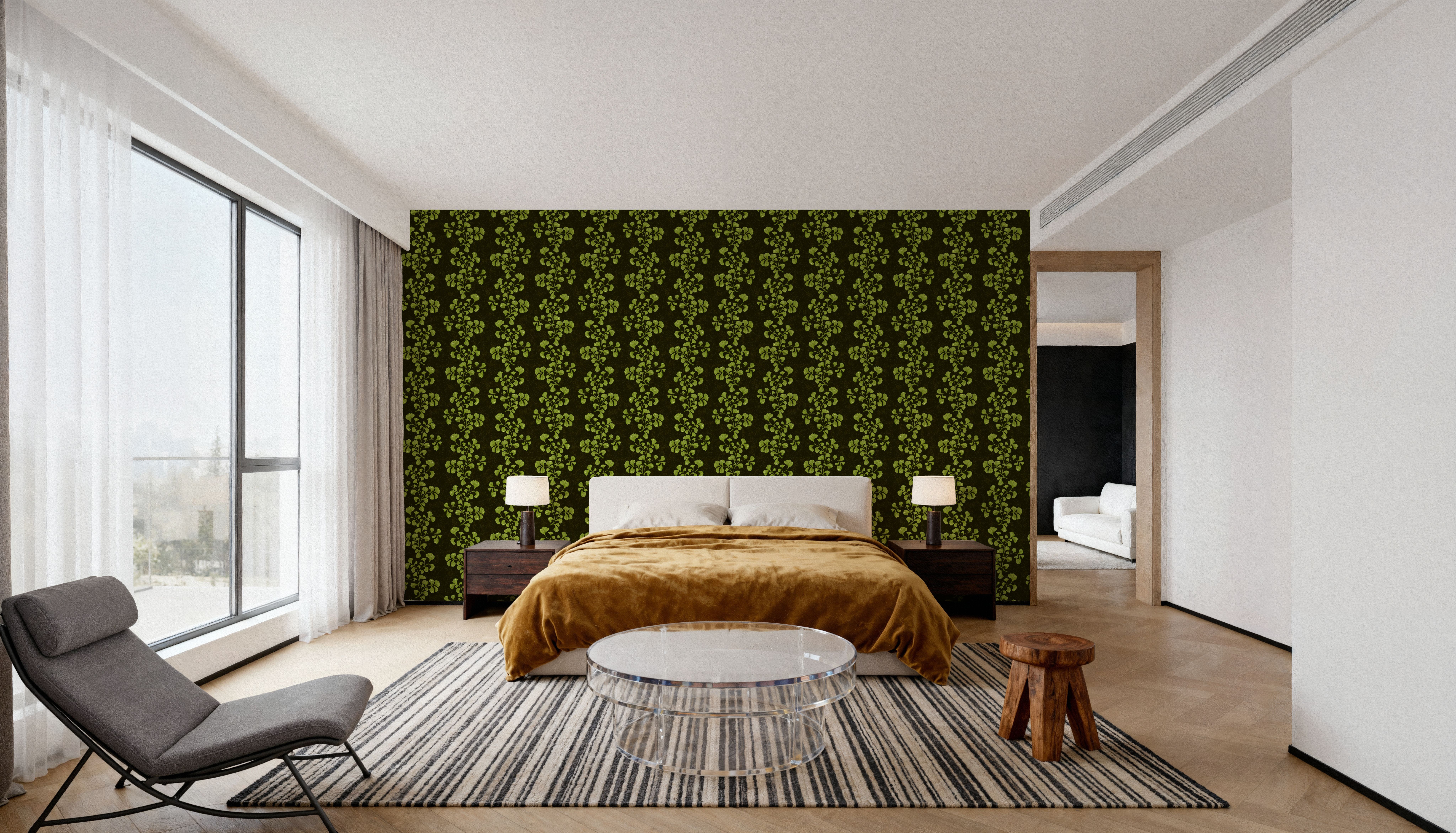 Fern Stripes, Fresh Green